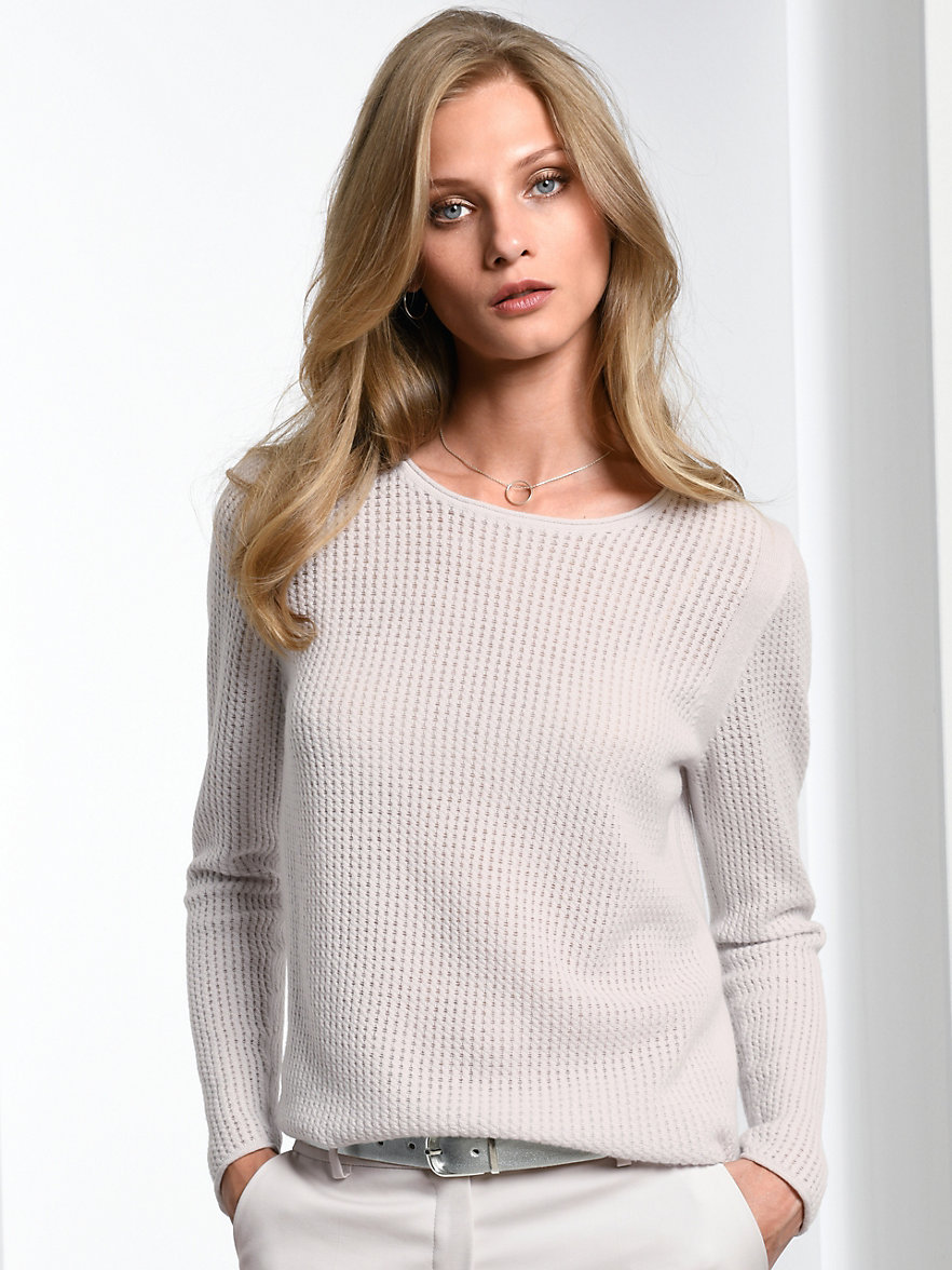 100% Kaschmir Damen Pullover - Weicher Rundhals Langarm Für Herbst & Winter