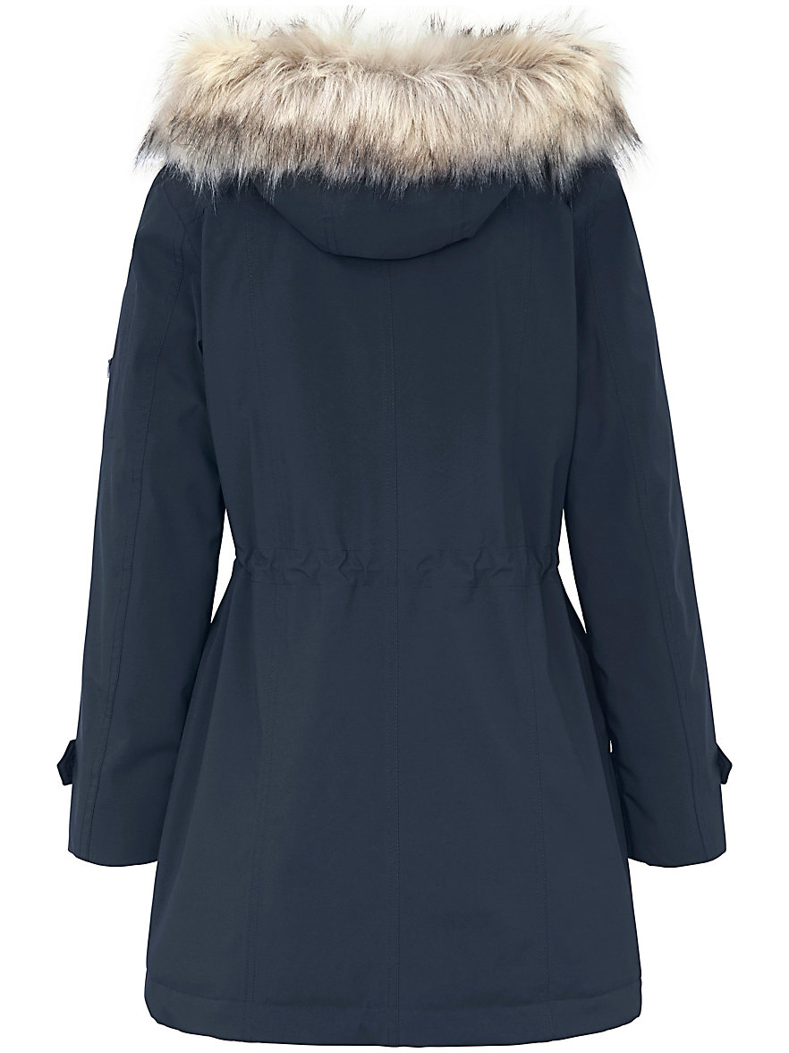 à amp; Rainwear capuche Schmitt marine parka La Fuchs RABzvxF7x
