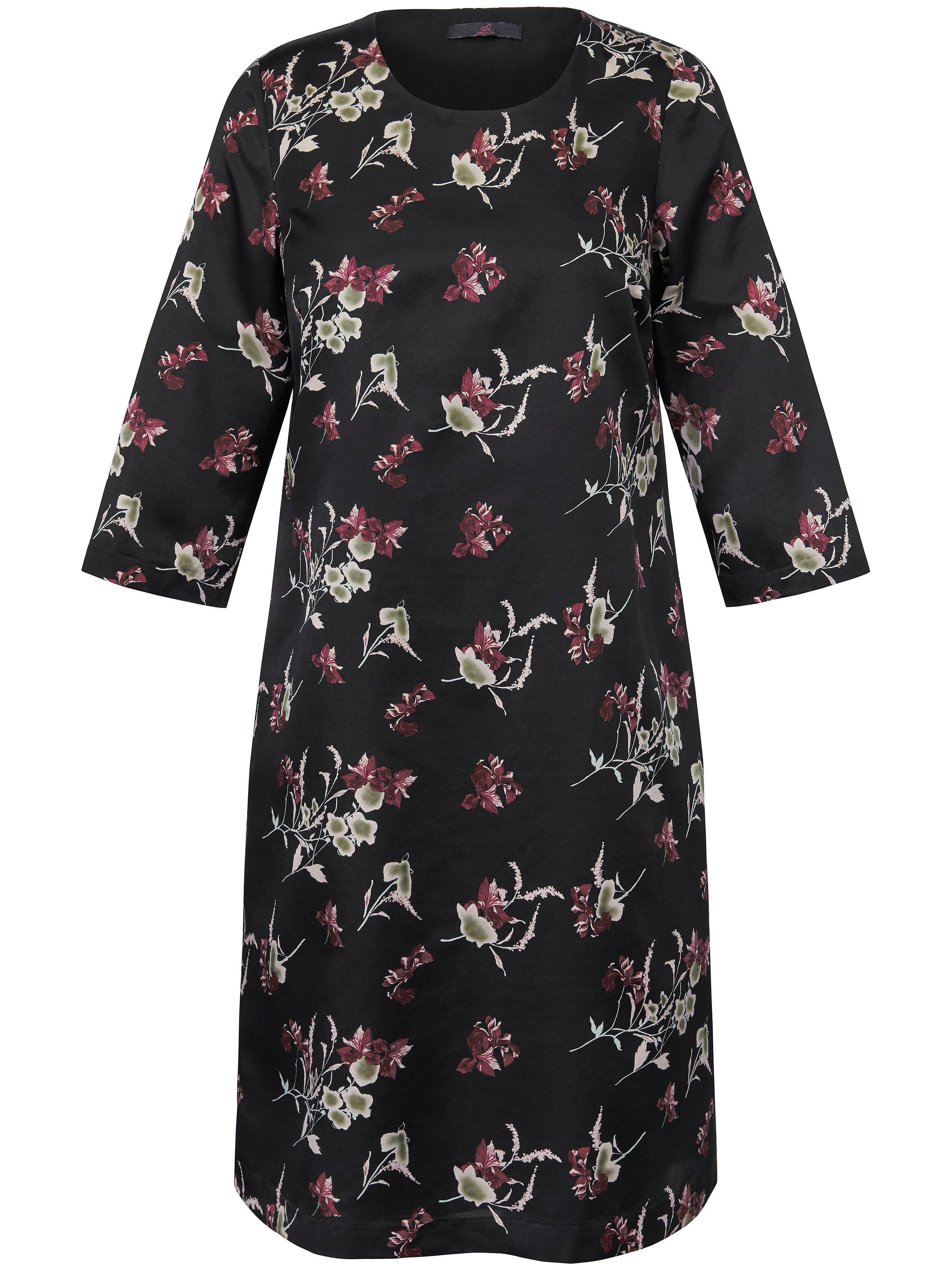 Jurk Met 34 Mouwen Van Emilia Lay Zwart emilia lay kopen in de aanbieding