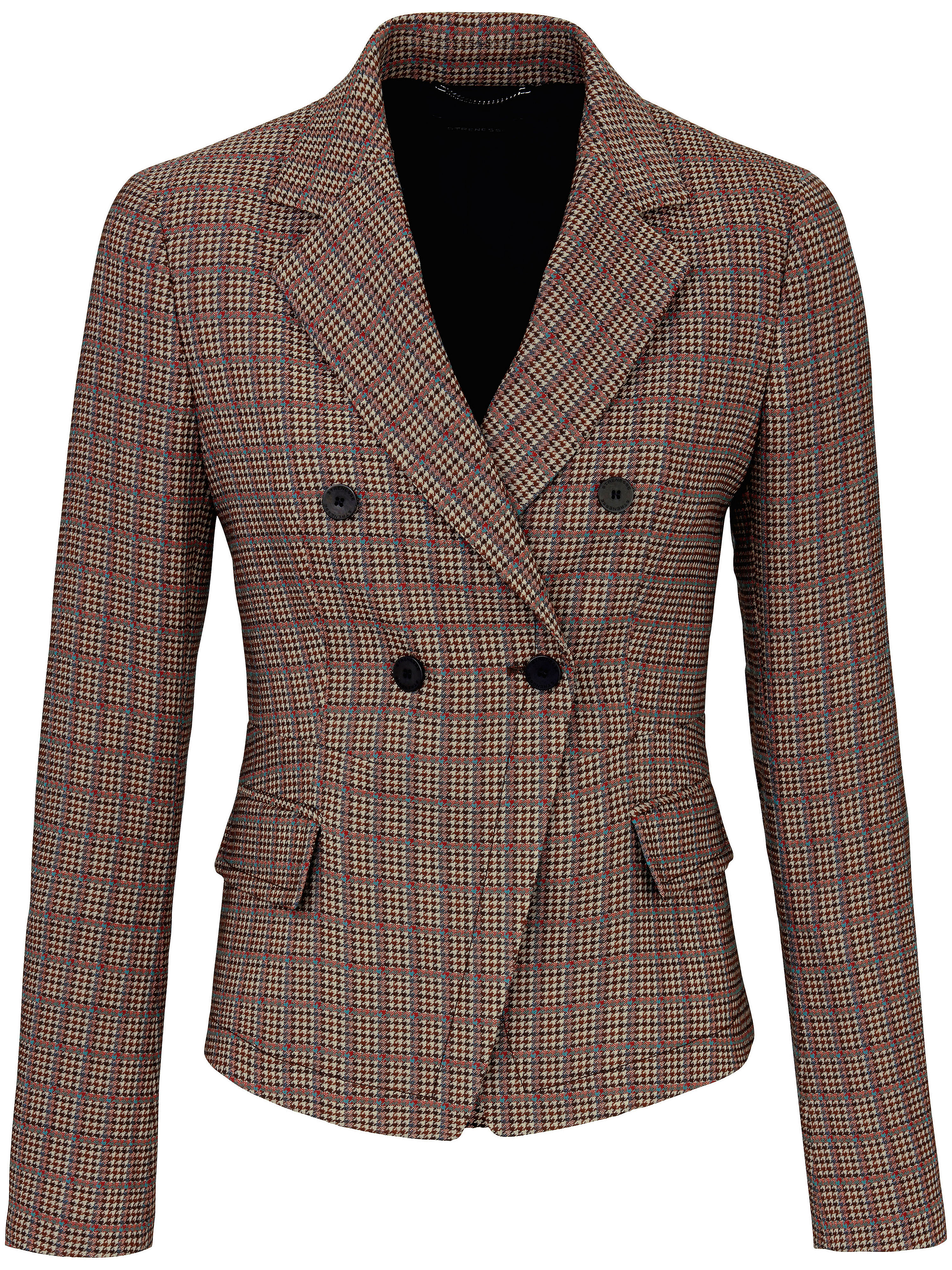 Blazer Met Oxford Ruiten Van Strenesse Multicolour strenesse kopen in de aanbieding Blazer Met Oxford Ruiten Van Strenesse Multicolour strenesse kopen in de aanbieding
