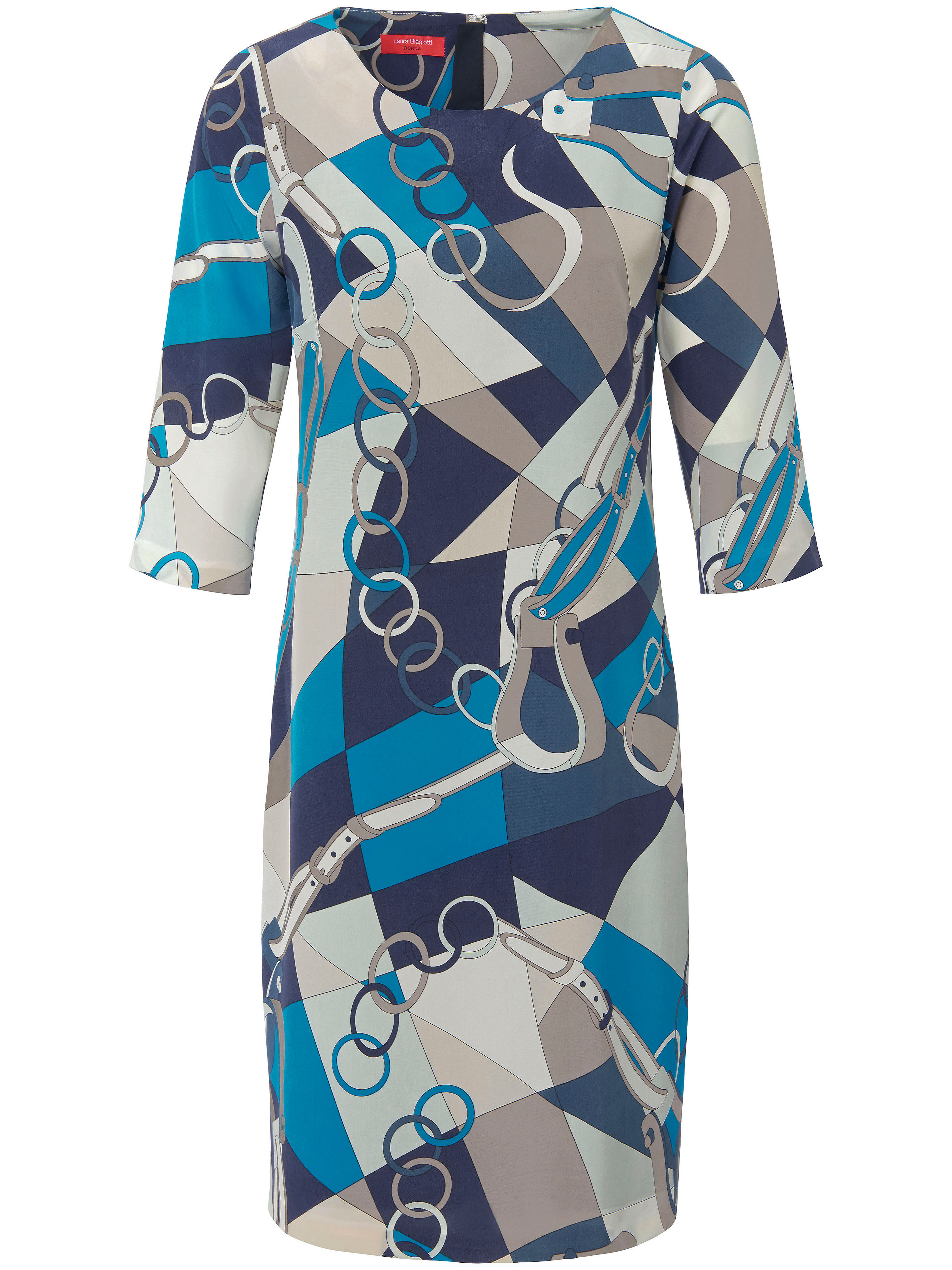 Jurk Met 34 Mouwen Van Laura Biagiotti Donna Multicolour laura biagiotti donna kopen in de aanbieding Jurk Met 34 Mouwen Van Laura Biagiotti Donna Multicolour laura biagiotti donna kopen in de aanbieding