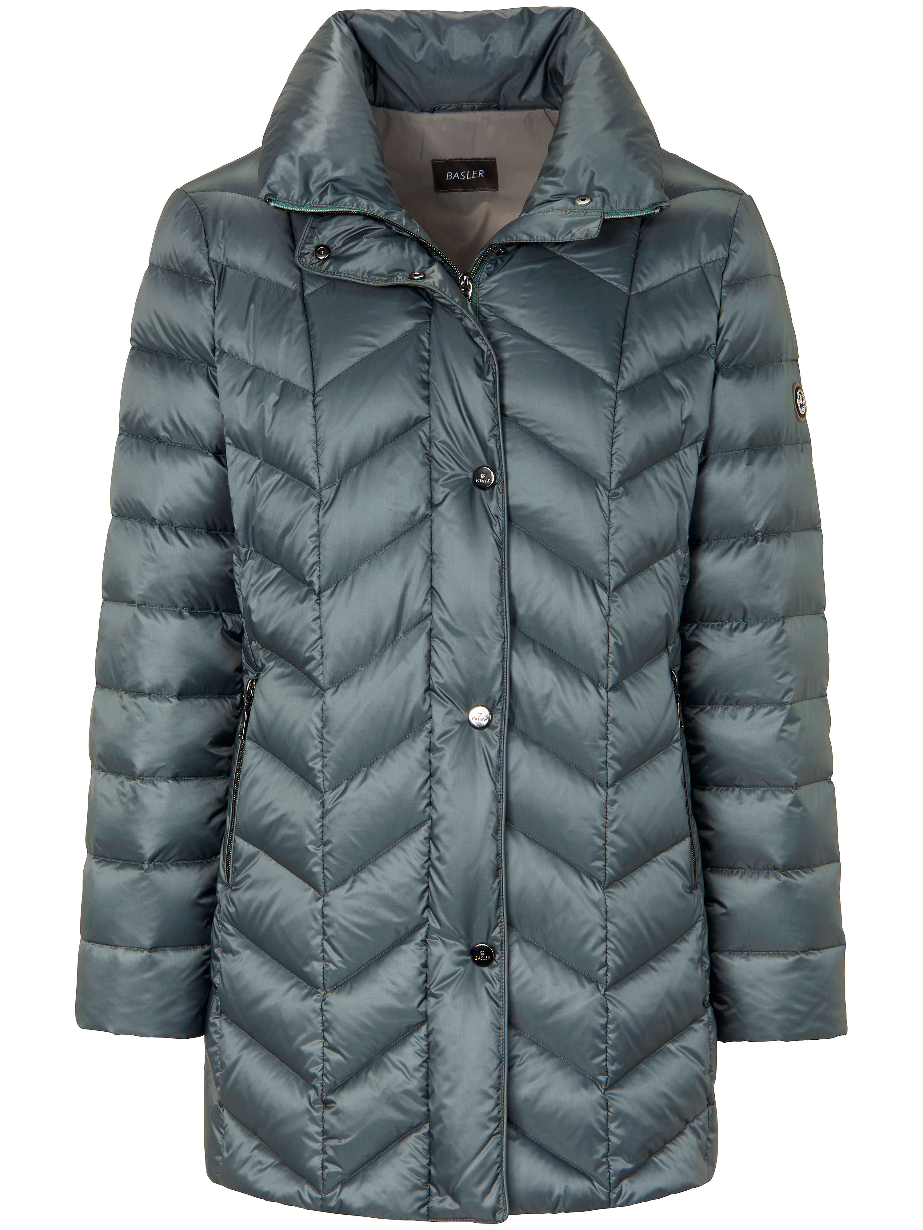 Gewatteerde Donzen Jas Van Basler Blauw basler kopen in de aanbieding Gewatteerde Donzen Jas Van Basler Blauw basler kopen in de aanbieding