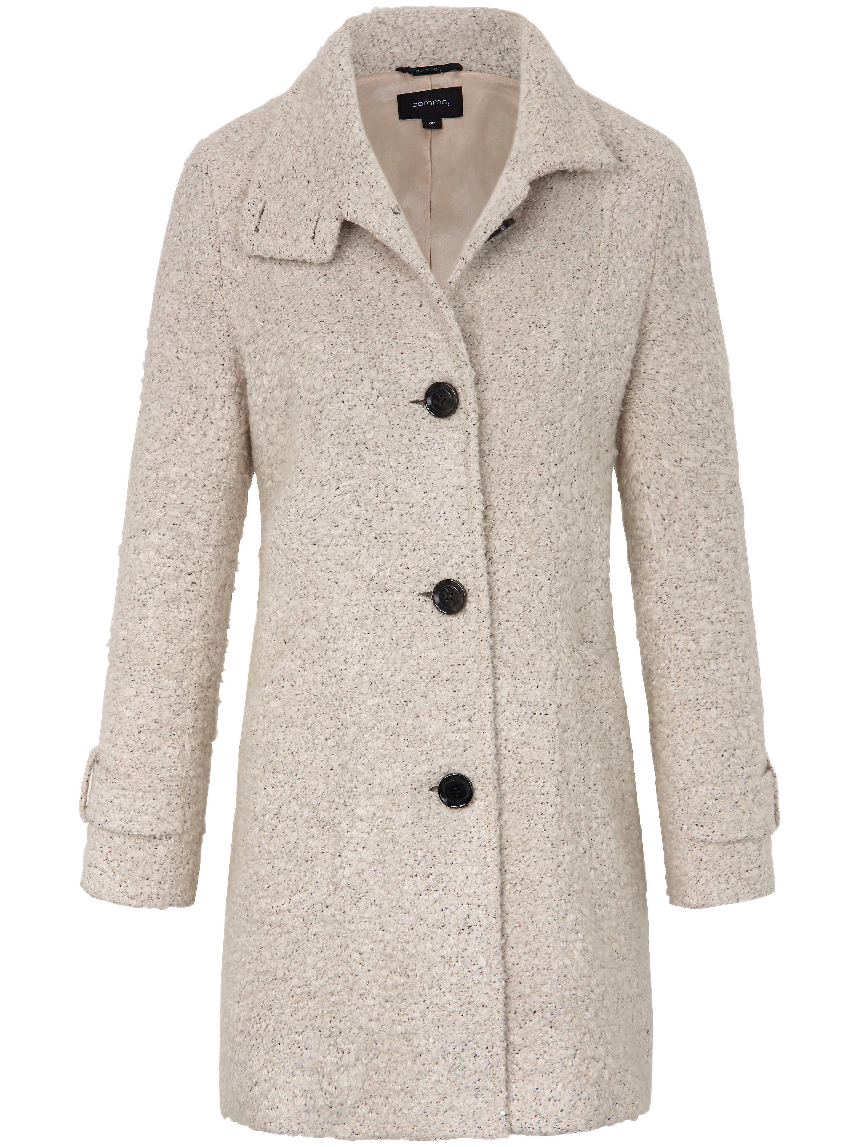 Lange Jas Van Comma Beige comma kopen in de aanbieding