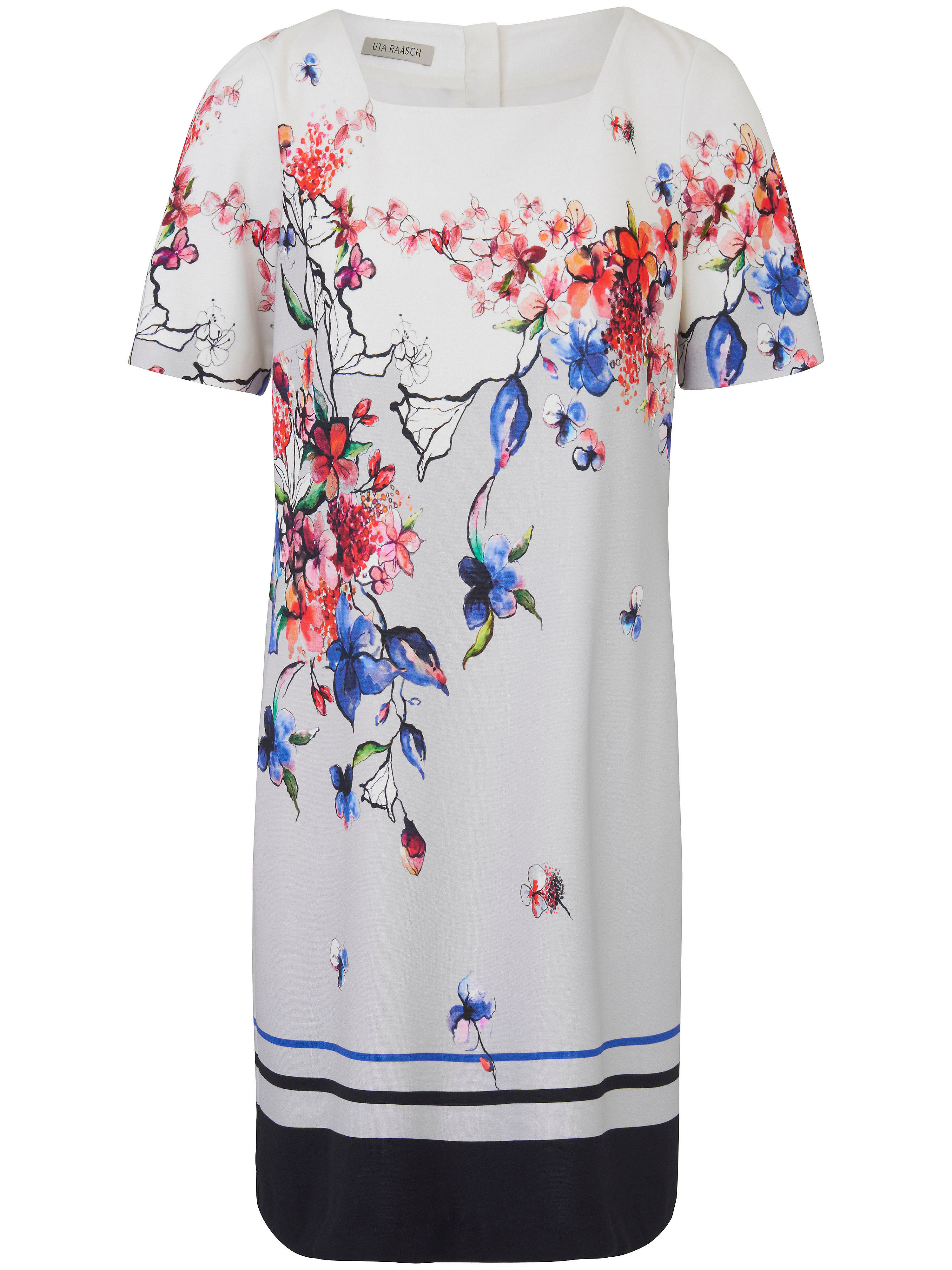 Jerseyjurk Met Korte Mouwen Van Uta Raasch Multicolour uta raasch kopen in de aanbieding