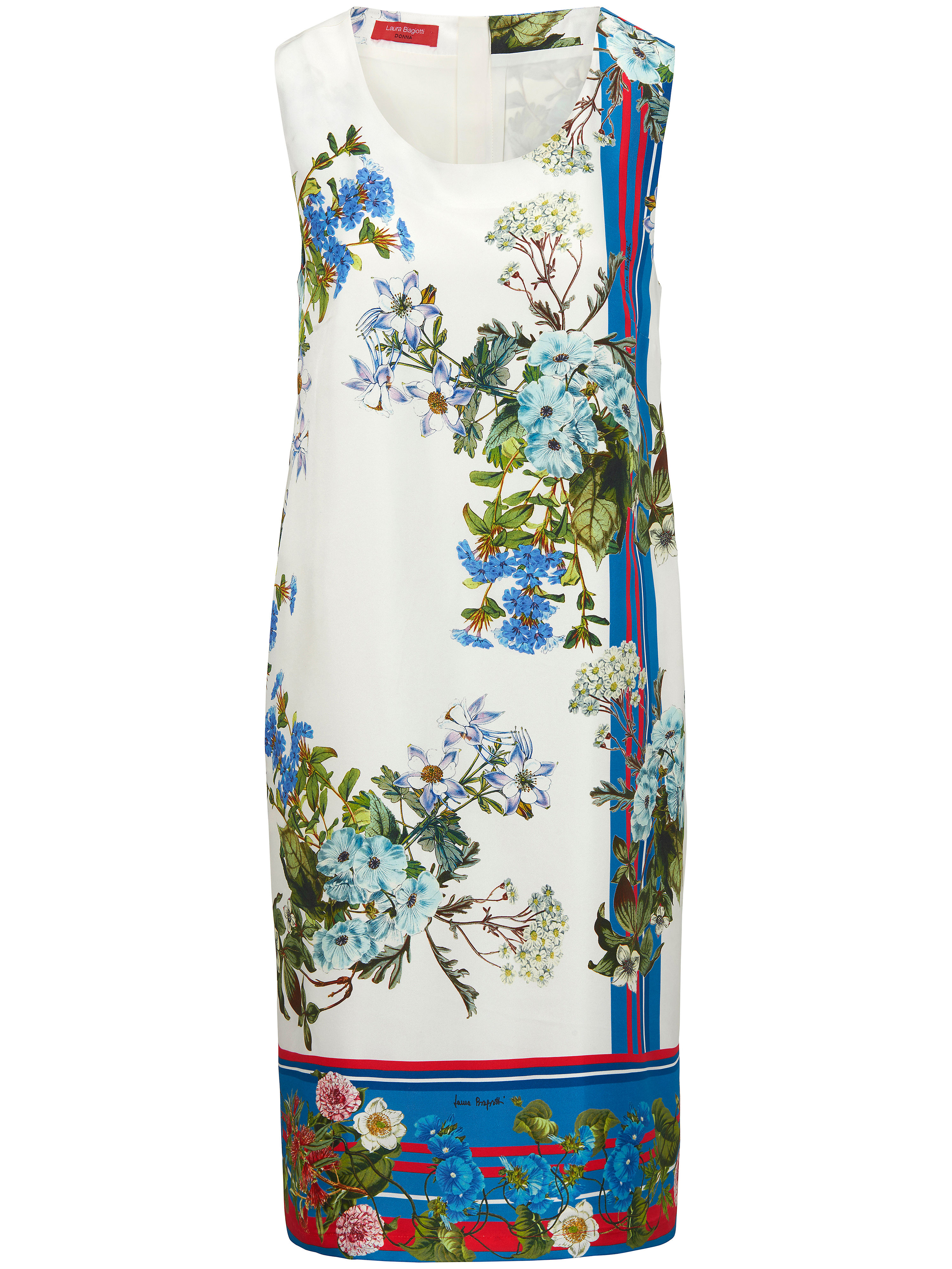 Mouwloze Jurk Van Laura Biagiotti Donna Multicolour laura biagiotti donna kopen in de aanbieding