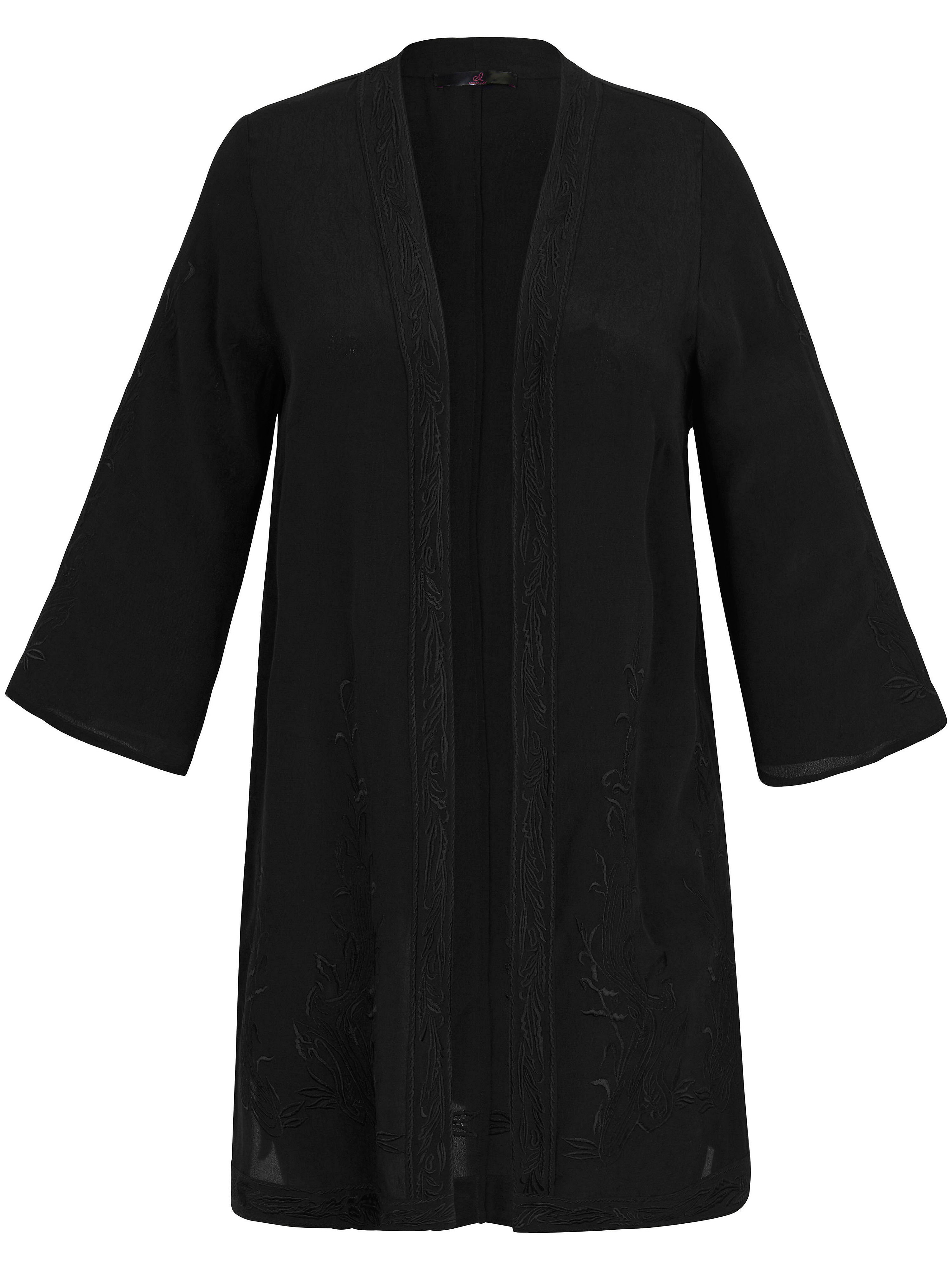 Jas Met 34 Mouwen Van Emilia Lay Zwart emilia lay kopen in de aanbieding