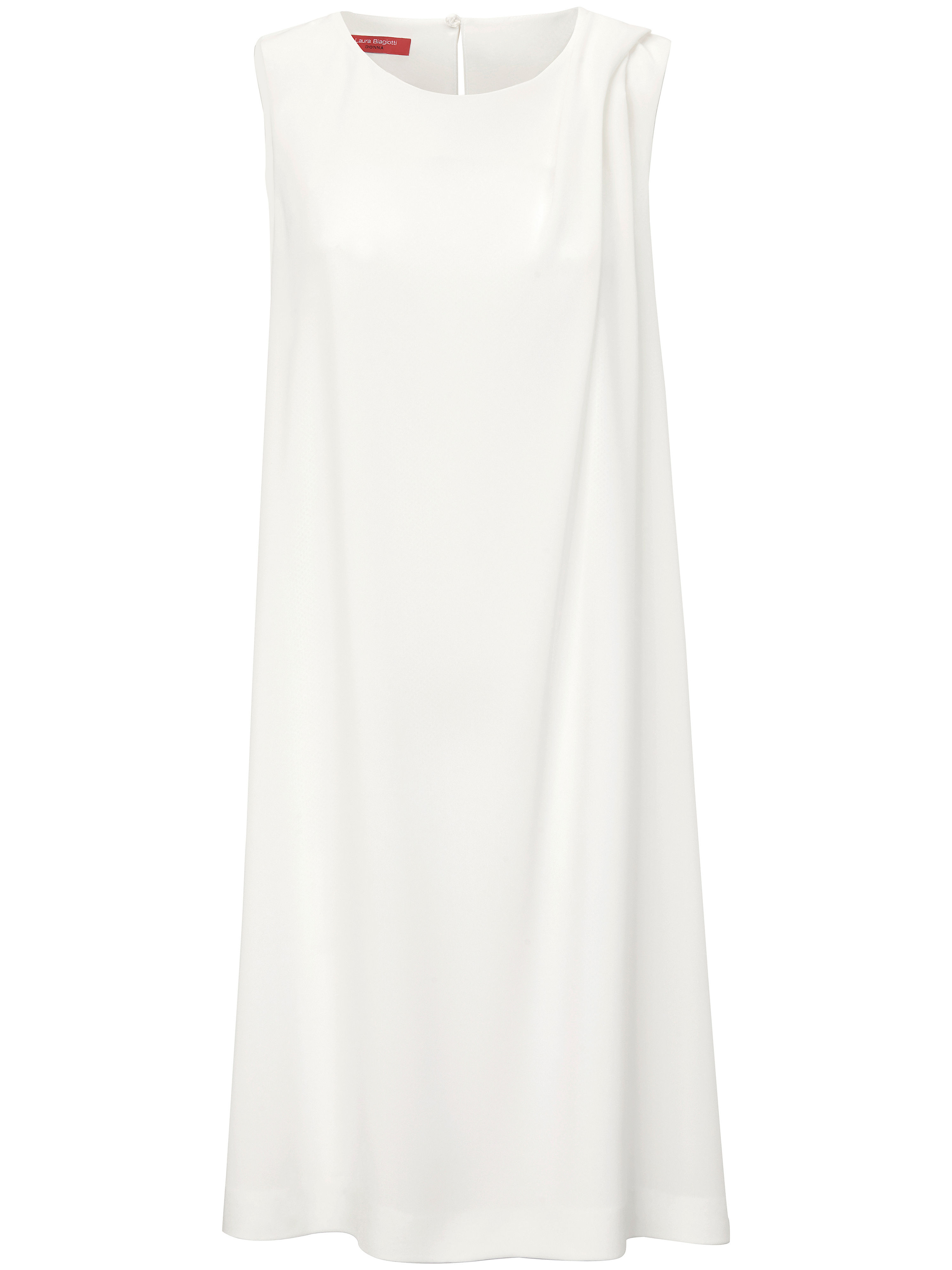 Mouwloze Jurk Van Laura Biagiotti Donna Wit laura biagiotti donna kopen in de aanbieding
