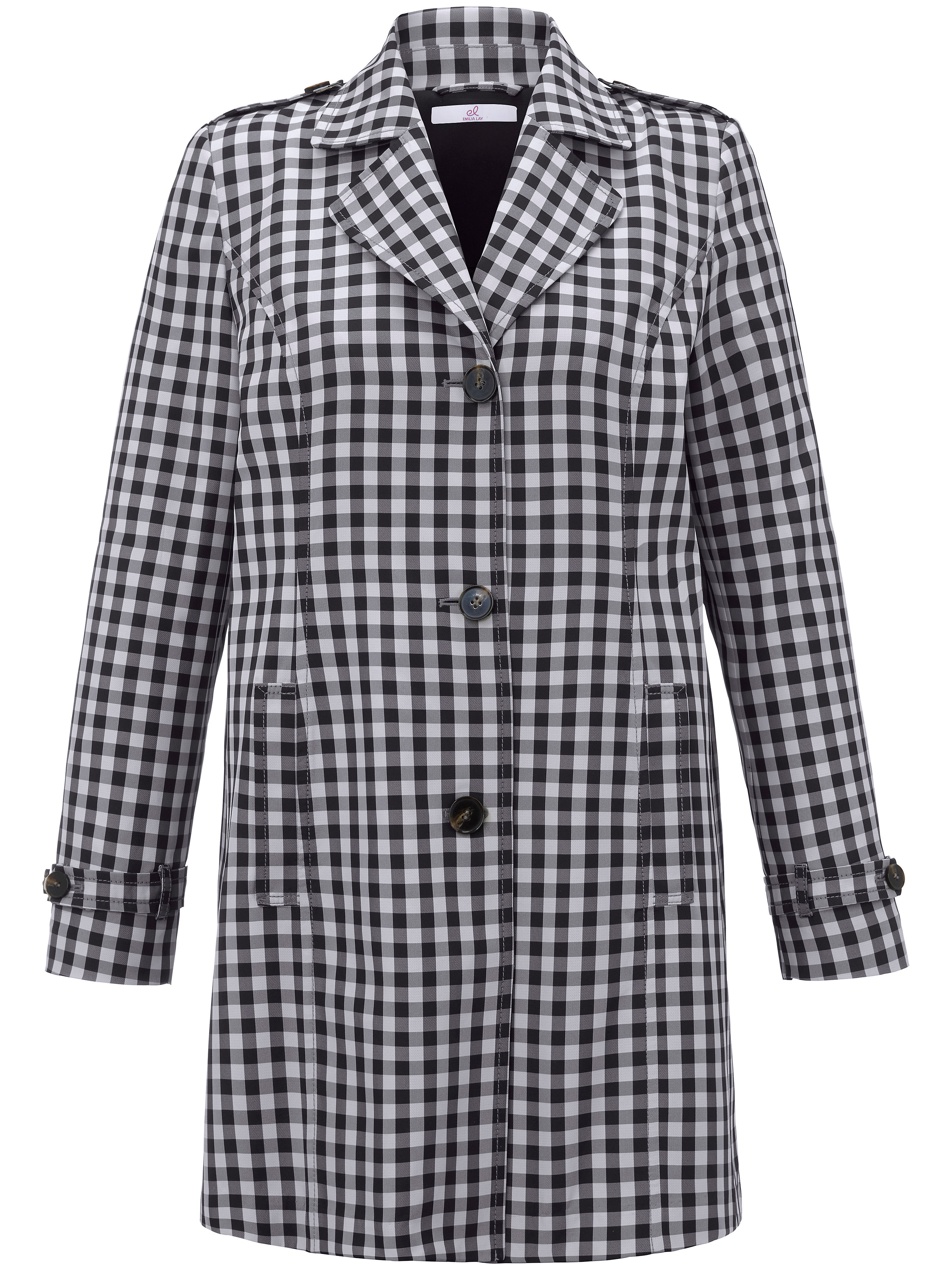 Le trench Emilia Lay noir taille 56