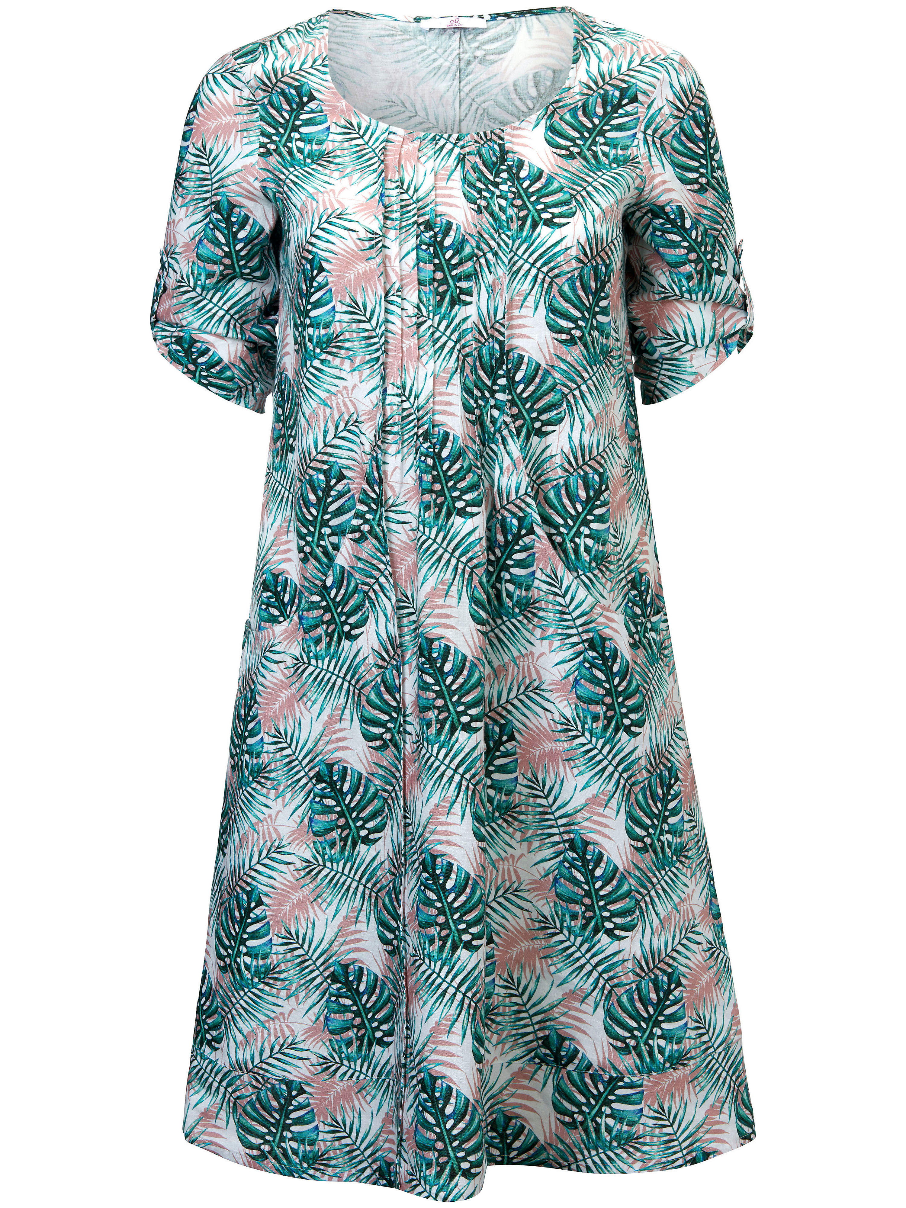 Jurk Van 100 Linnen Emilia Lay Multicolour emilia lay kopen in de aanbieding