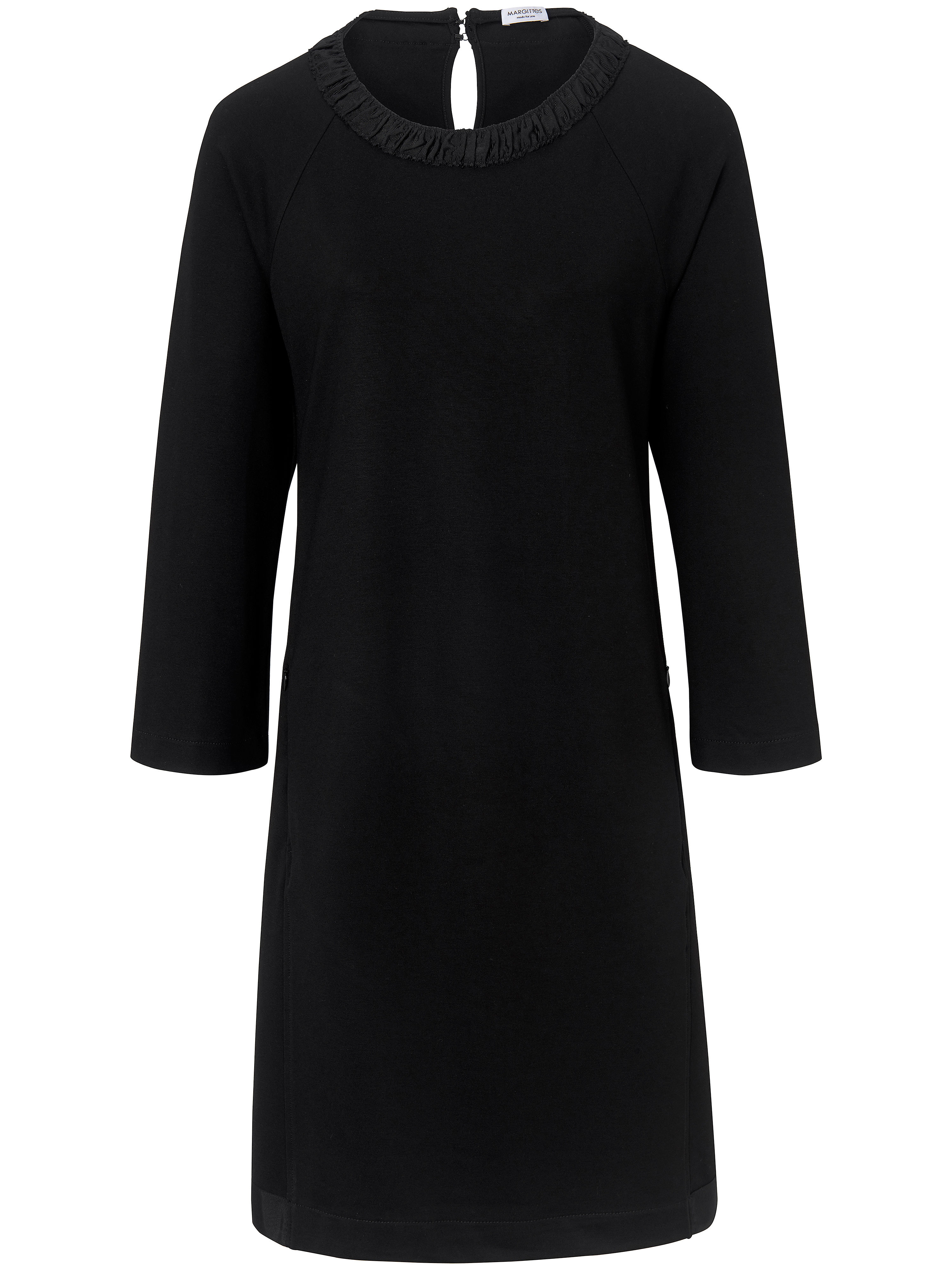 Jerseyjurk Met 78 Raglanmouwen Van Margittes Zwart margittes kopen in de aanbieding Jerseyjurk Met 78 Raglanmouwen Van Margittes Zwart margittes kopen in de aanbieding