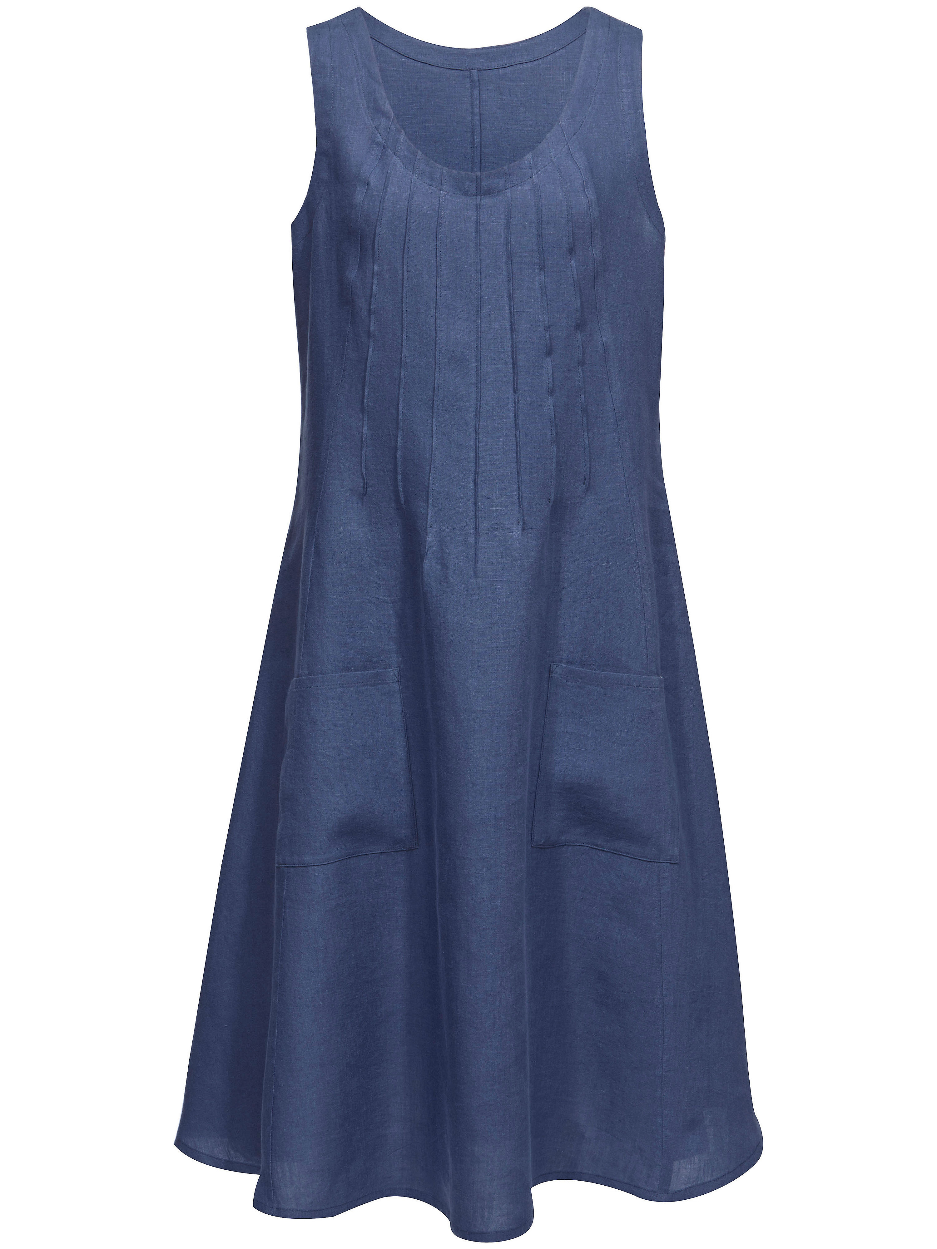 Anna Aura mouwloze jurk blauw