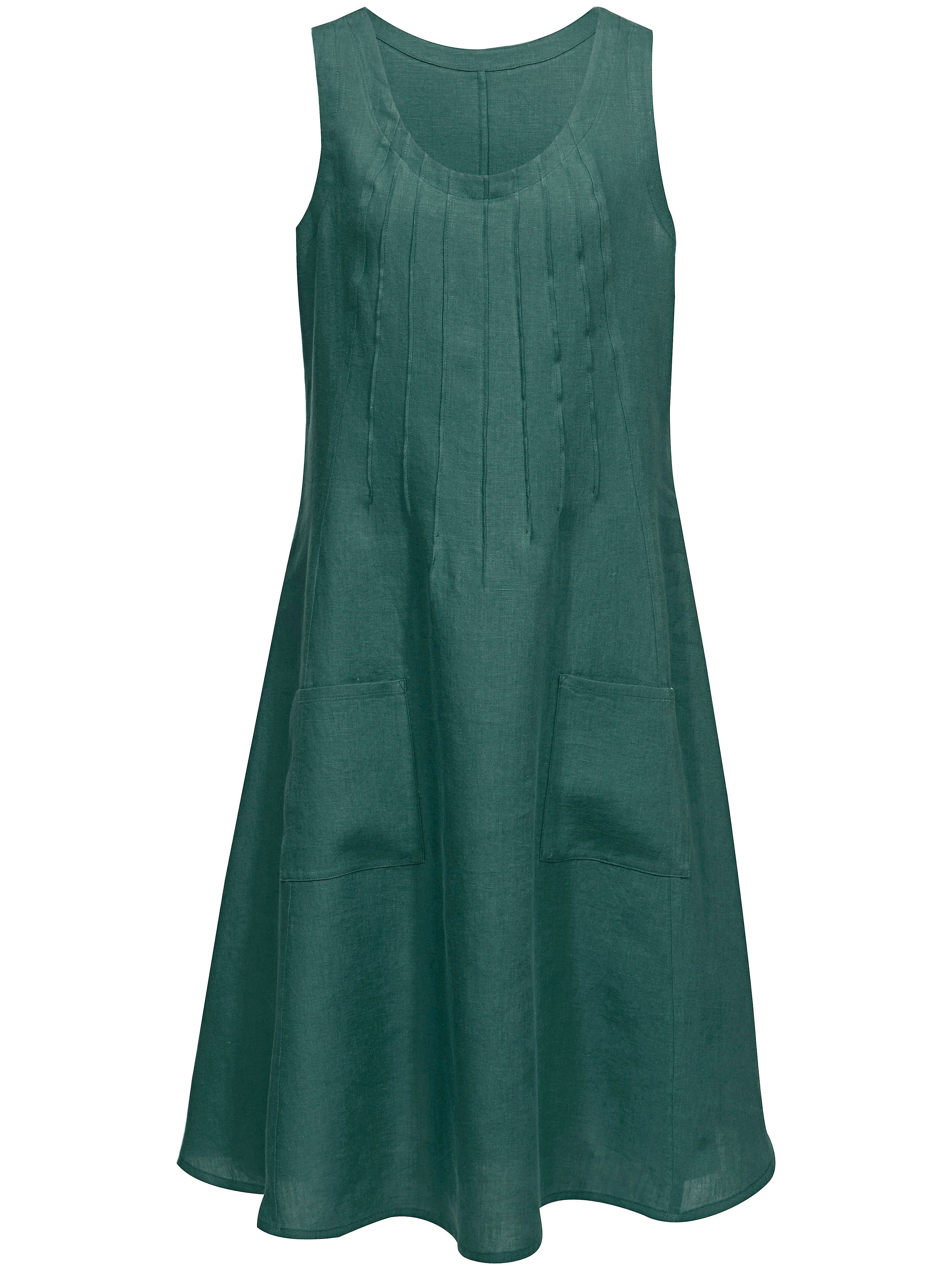 Anna Aura mouwloze jurk groen