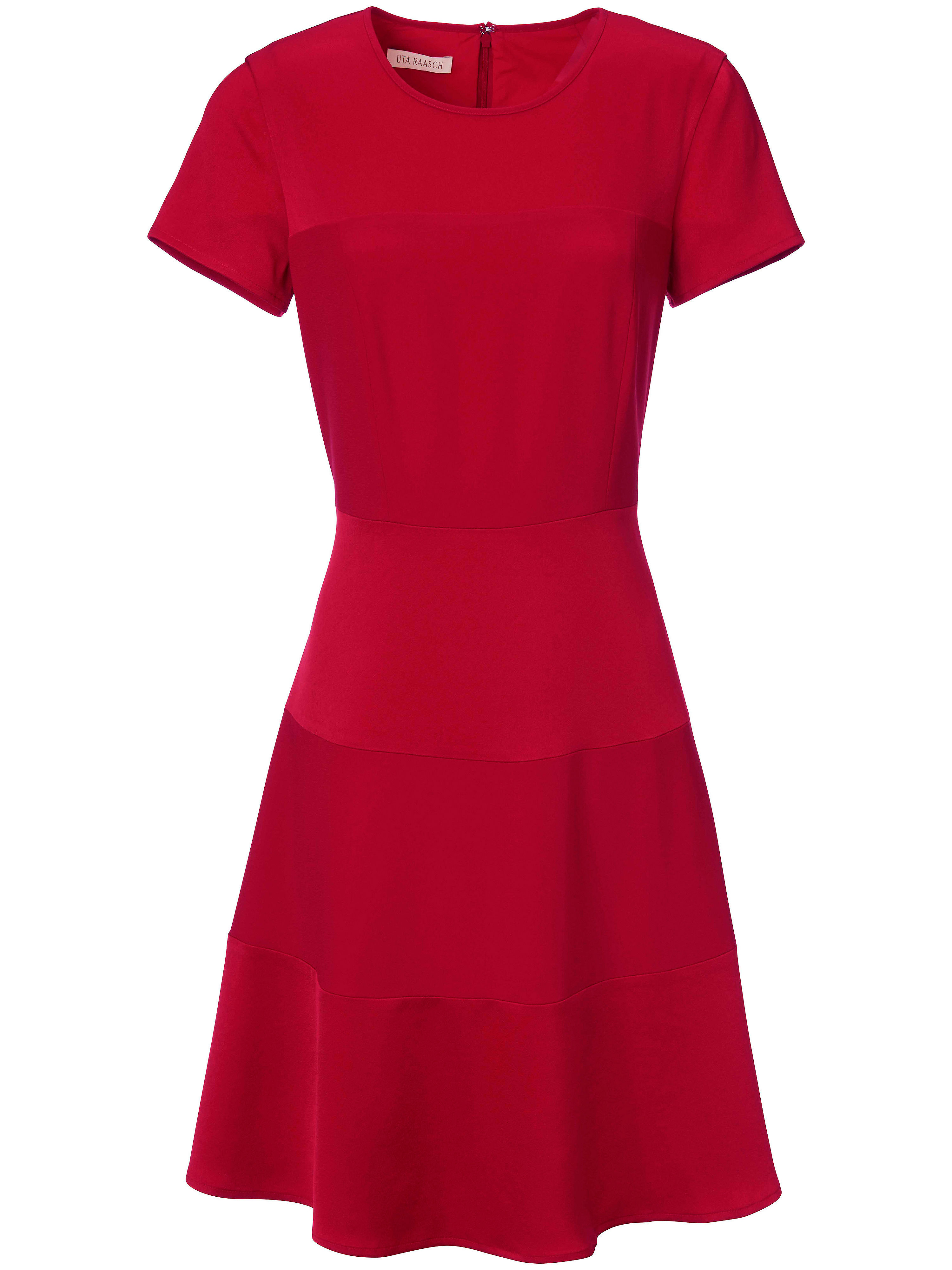 Uta Raasch jurk met korte vleugelmouwen rood