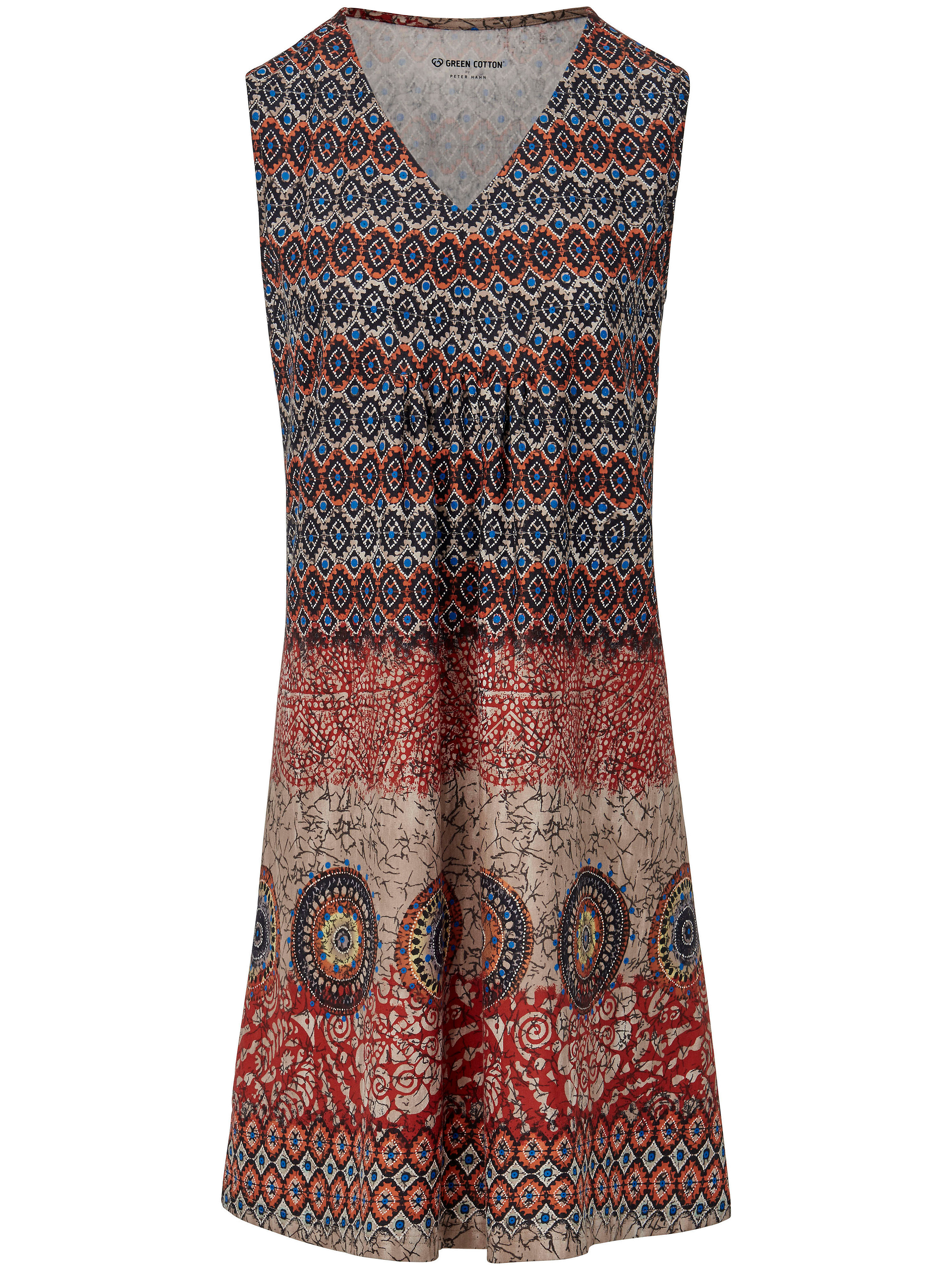 La robe imprimée jersey pur coton Green Cotton multicolore taille 38