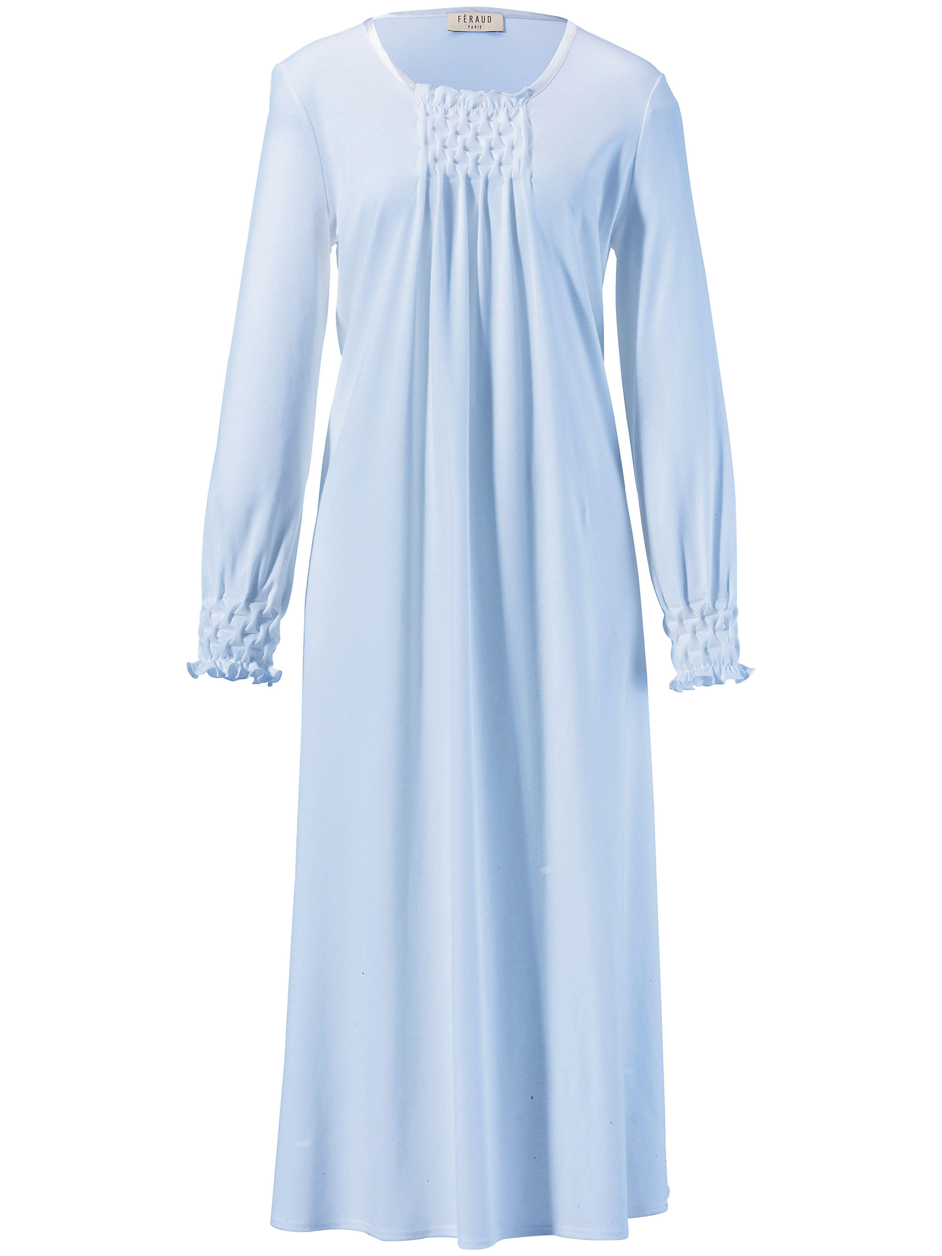 La chemise nuit pur coton Féraud bleu taille 44