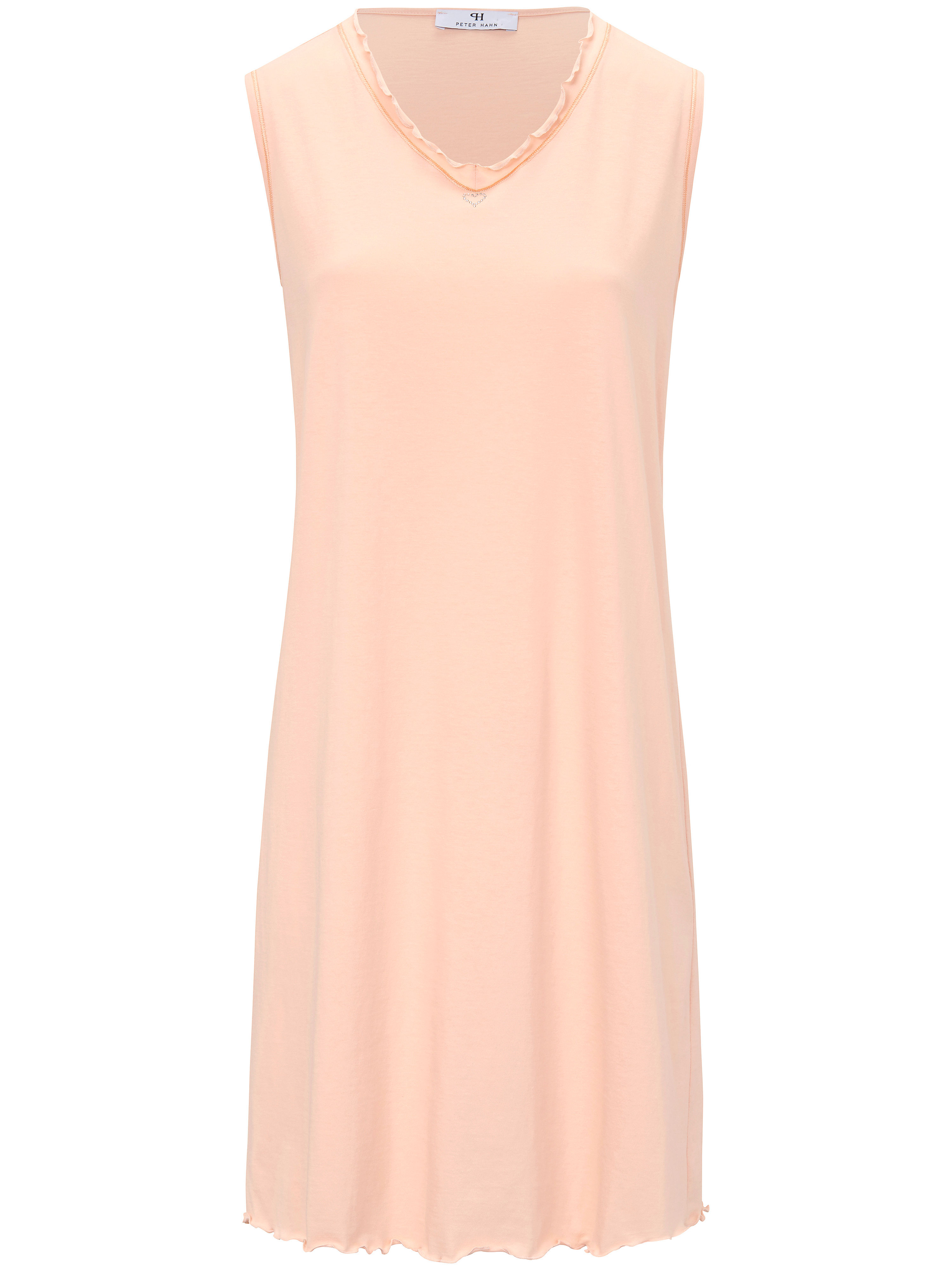 La chemise nuit 100% coton sans manches Peter Hahn orange taille 52