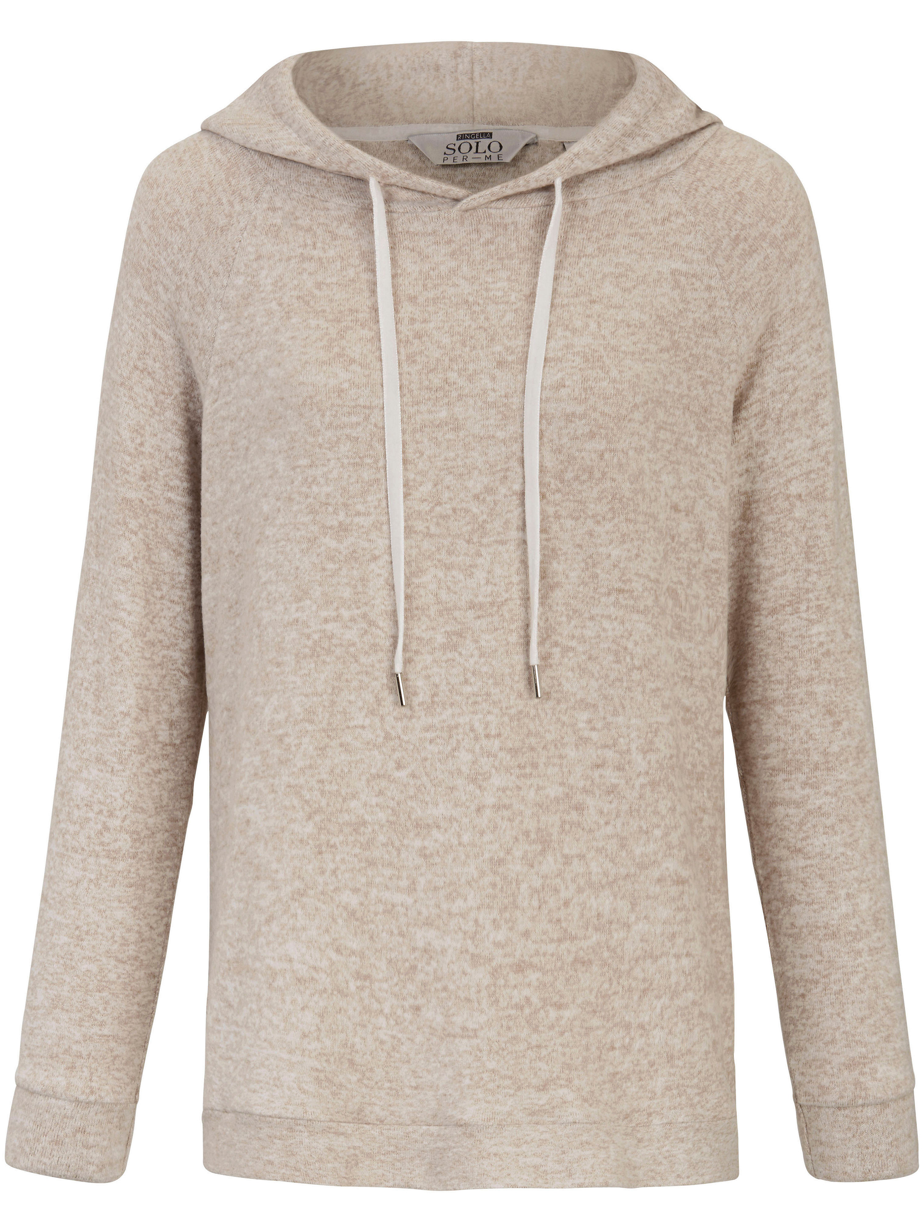 Gebreide Trui Met Capuchon Van Solo Per Me Beige solo per kopen in de aanbieding Gebreide Trui Met Capuchon Van Solo Per Me Beige solo per kopen in de aanbieding