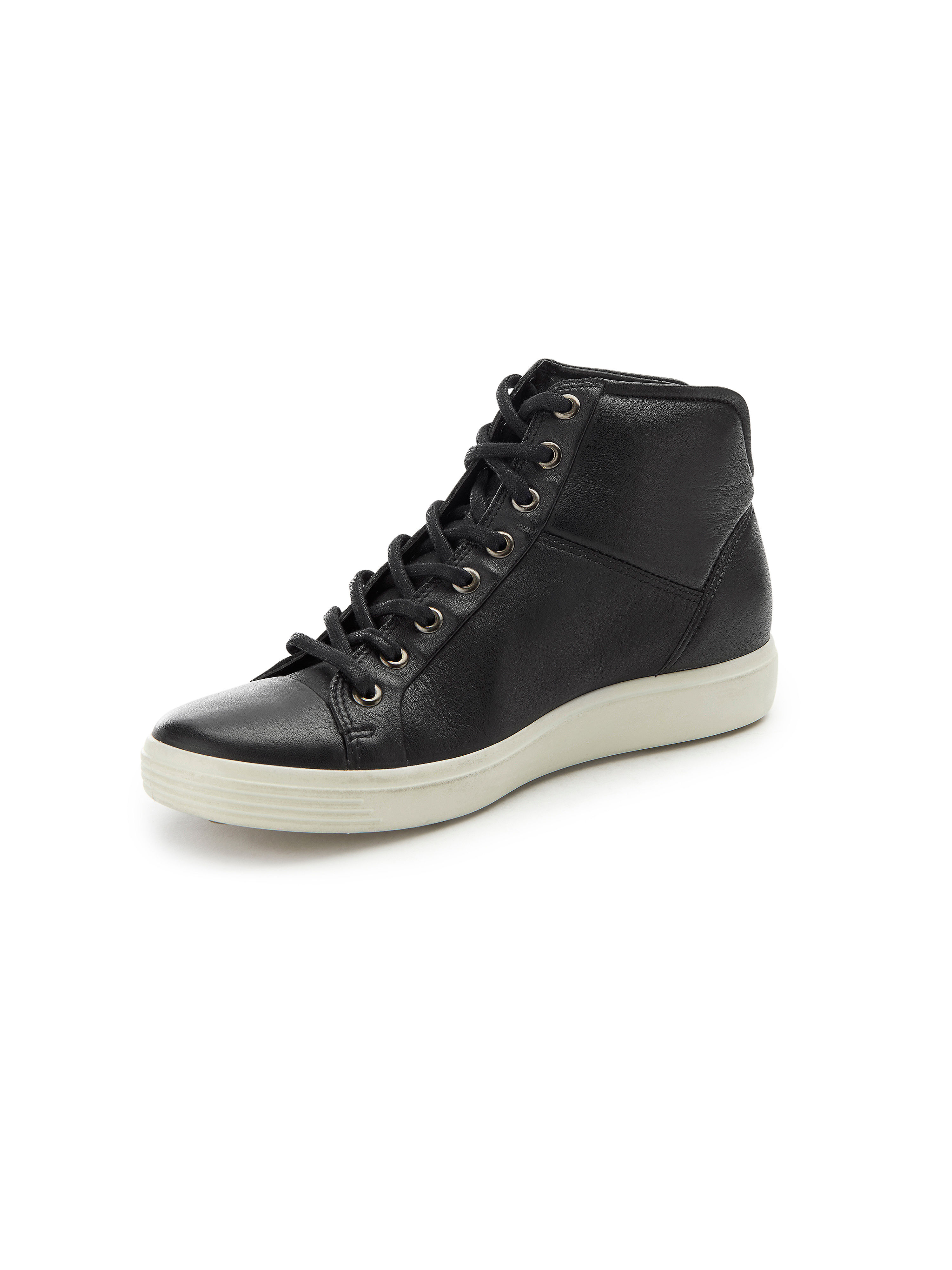 Sneakers Van 100 Leer Ecco Zwart ecco kopen in de aanbieding