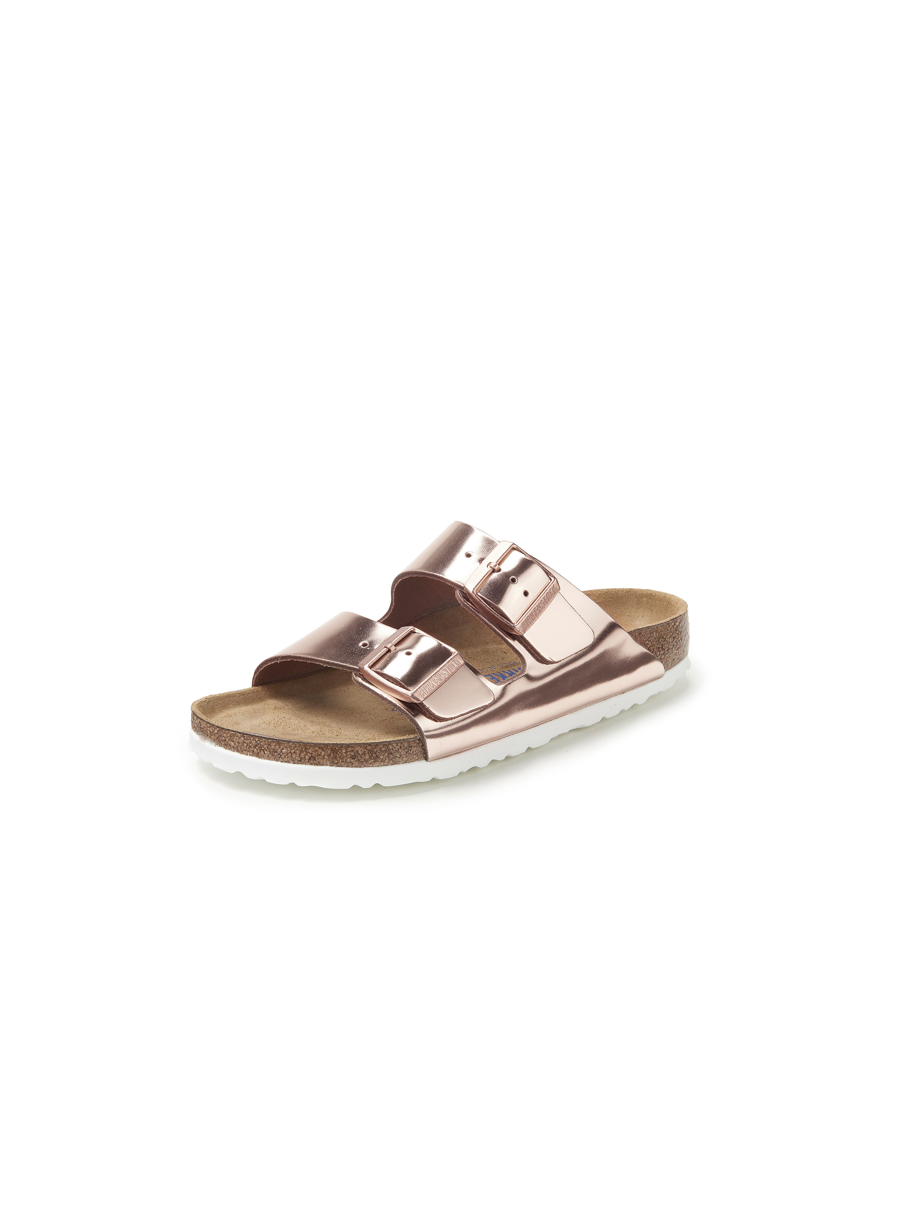 Les sandales modèle Arizona Birkenstock rose taille 43