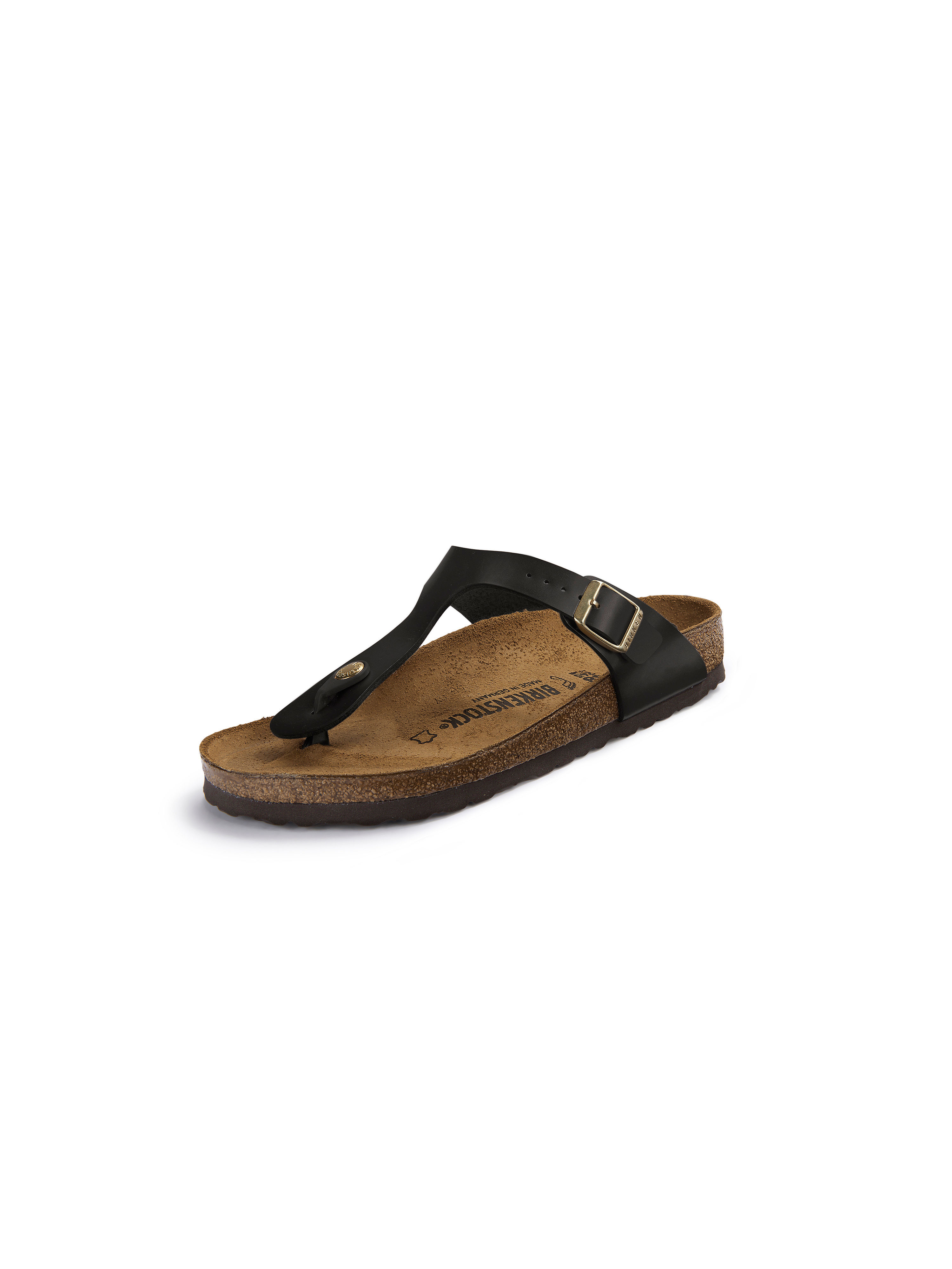 Teenslippers Model Gizeh Van Birkenstock Zwart birkenstock kopen in de aanbieding