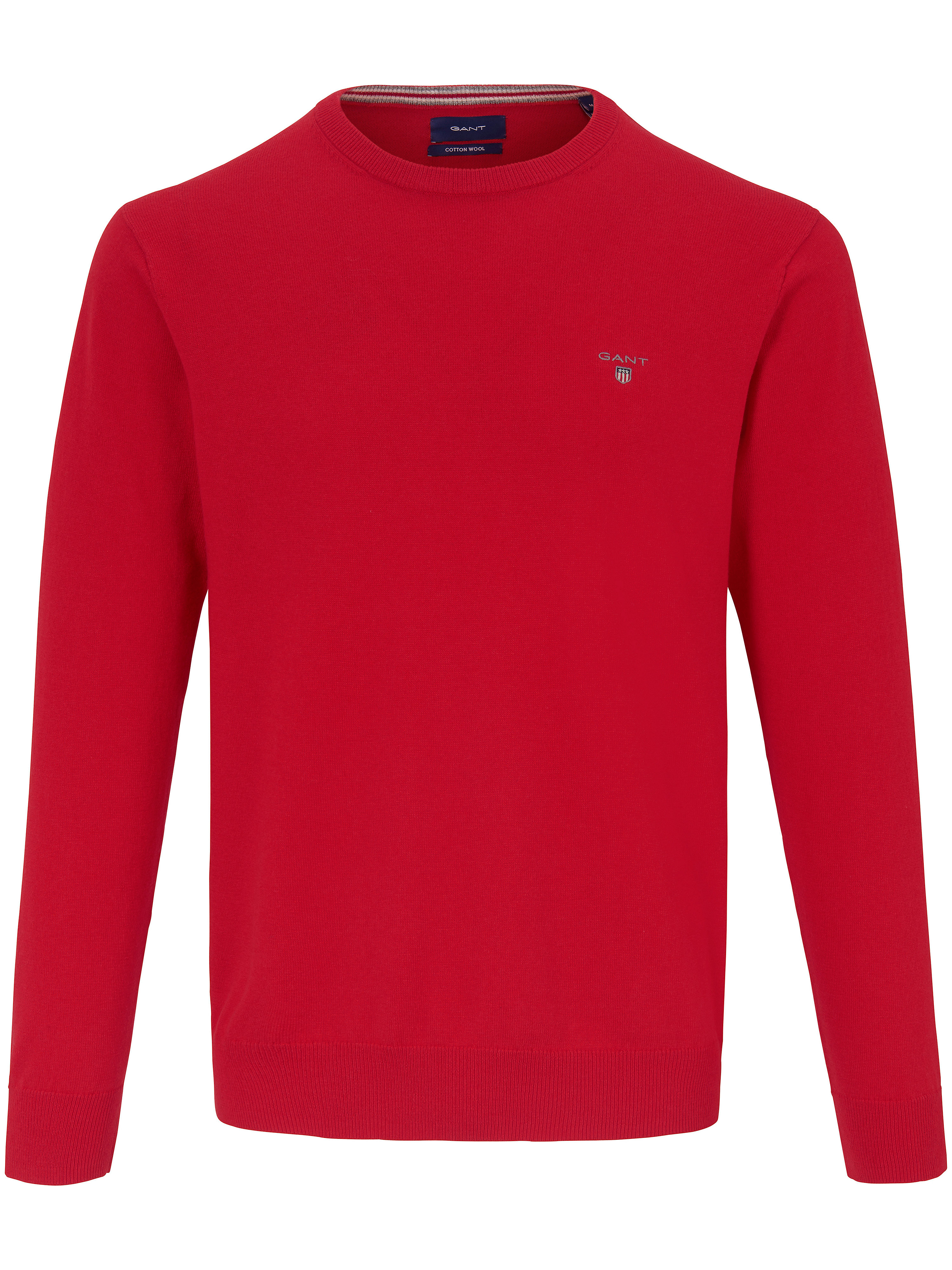 Le pull col ras-du-cou GANT rouge taille 58