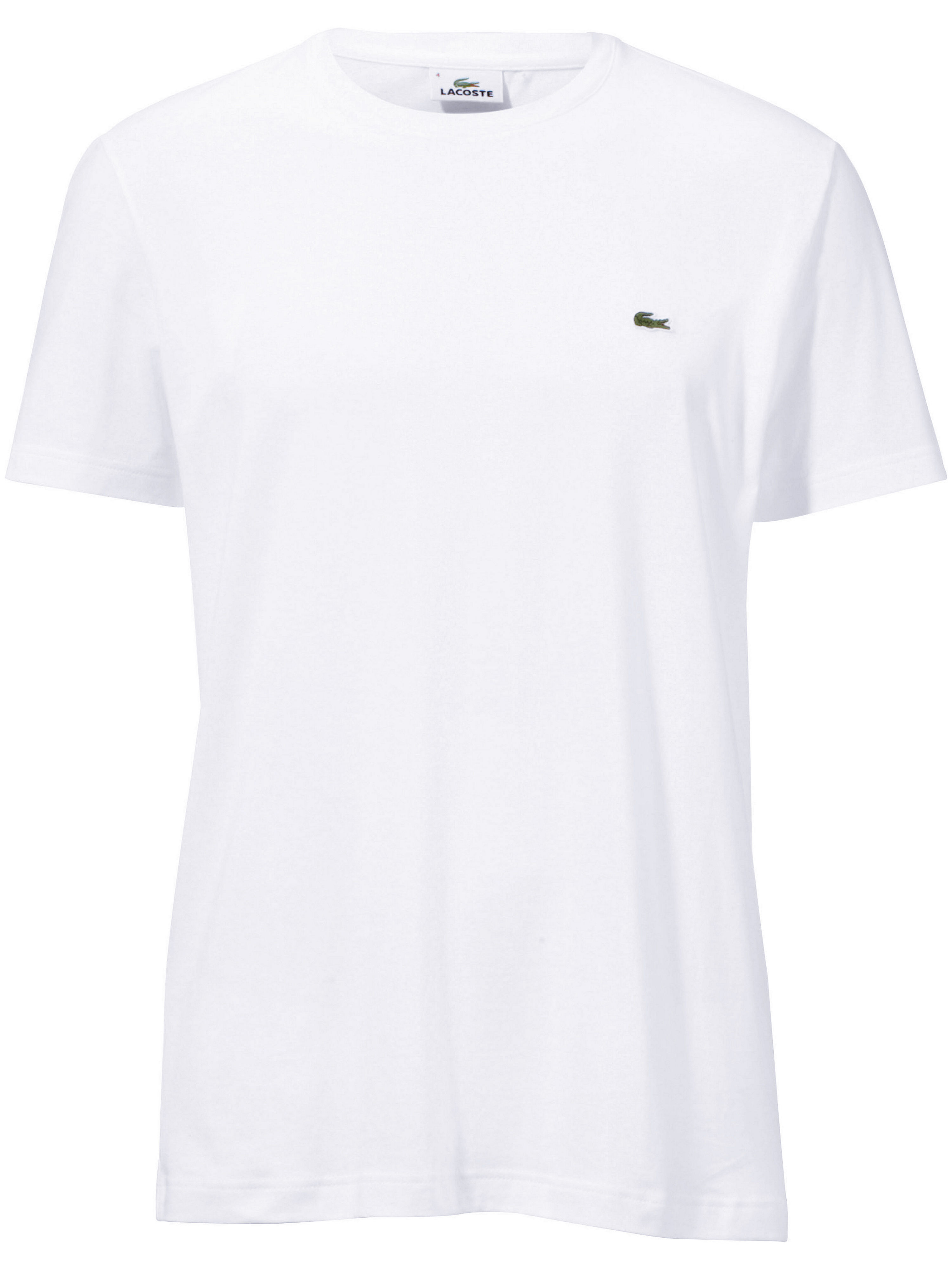 Shirt Met Ronde Hals Van Lacoste Wit lacoste kopen in de aanbieding