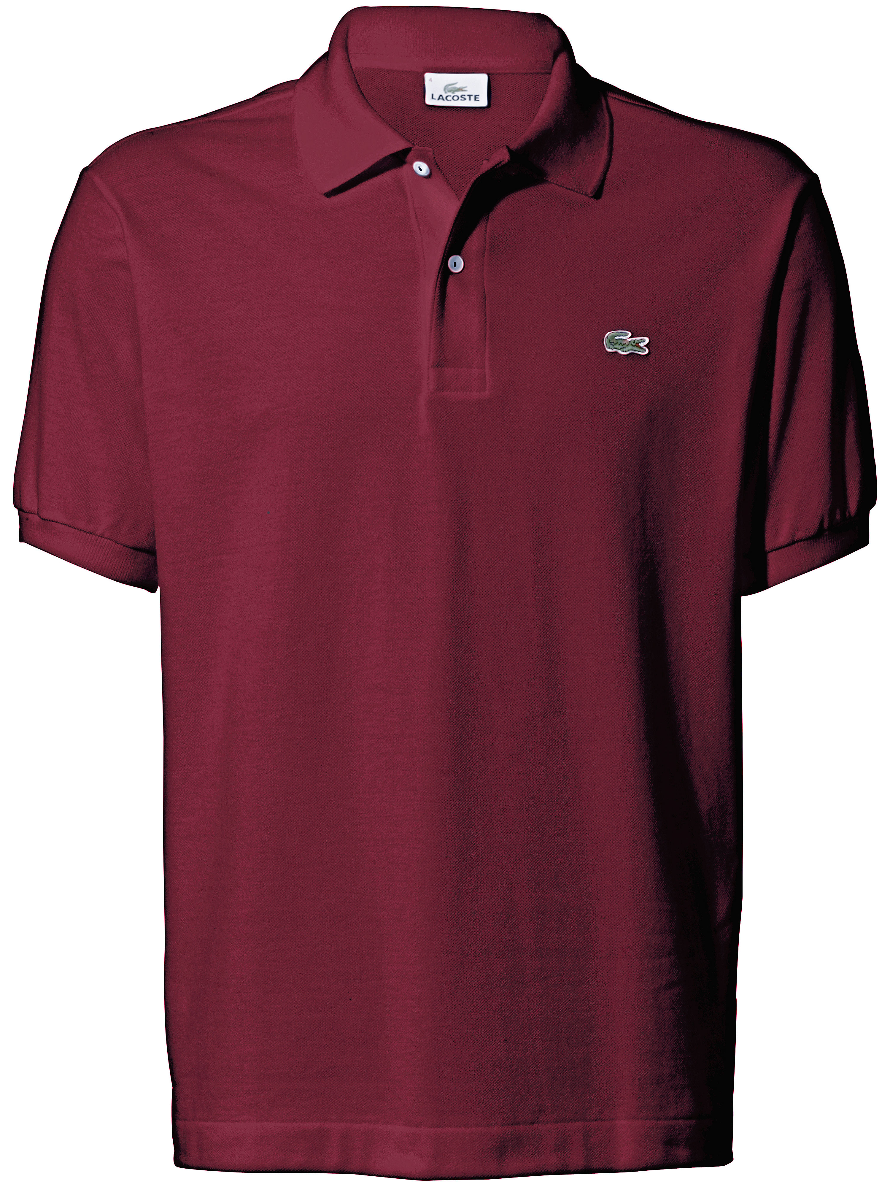 Le polo 100% coton coupe L1212 Lacoste rouge taille 56