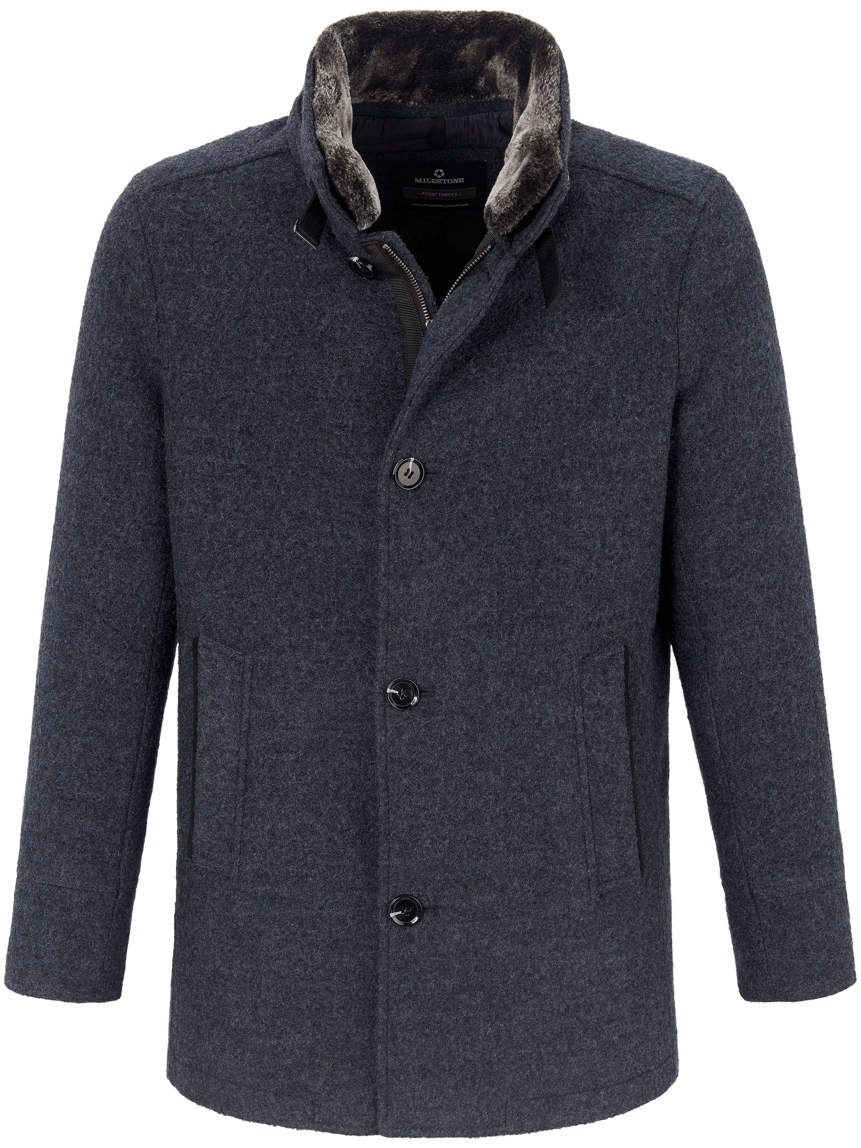 La veste laine Milestone bleu taille 48