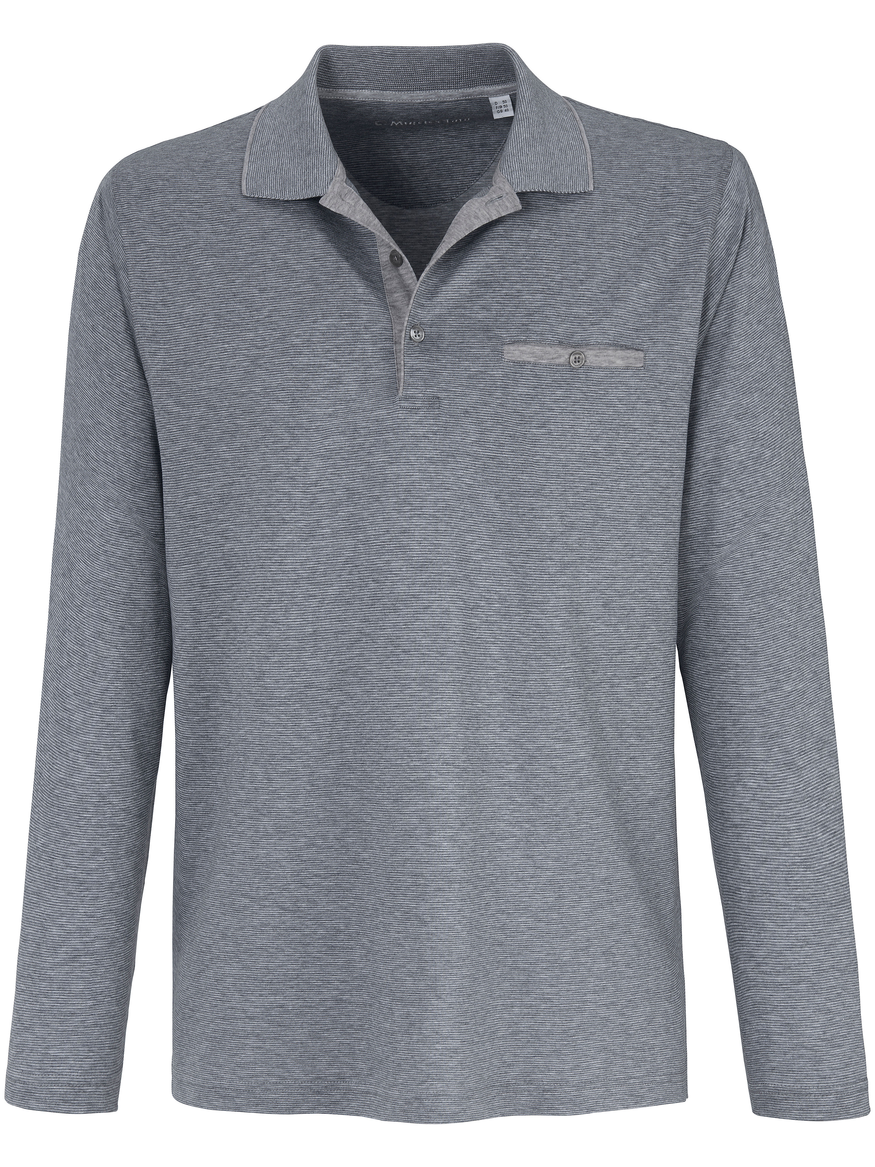 Le polo 100% coton E.Muracchini gris taille 54