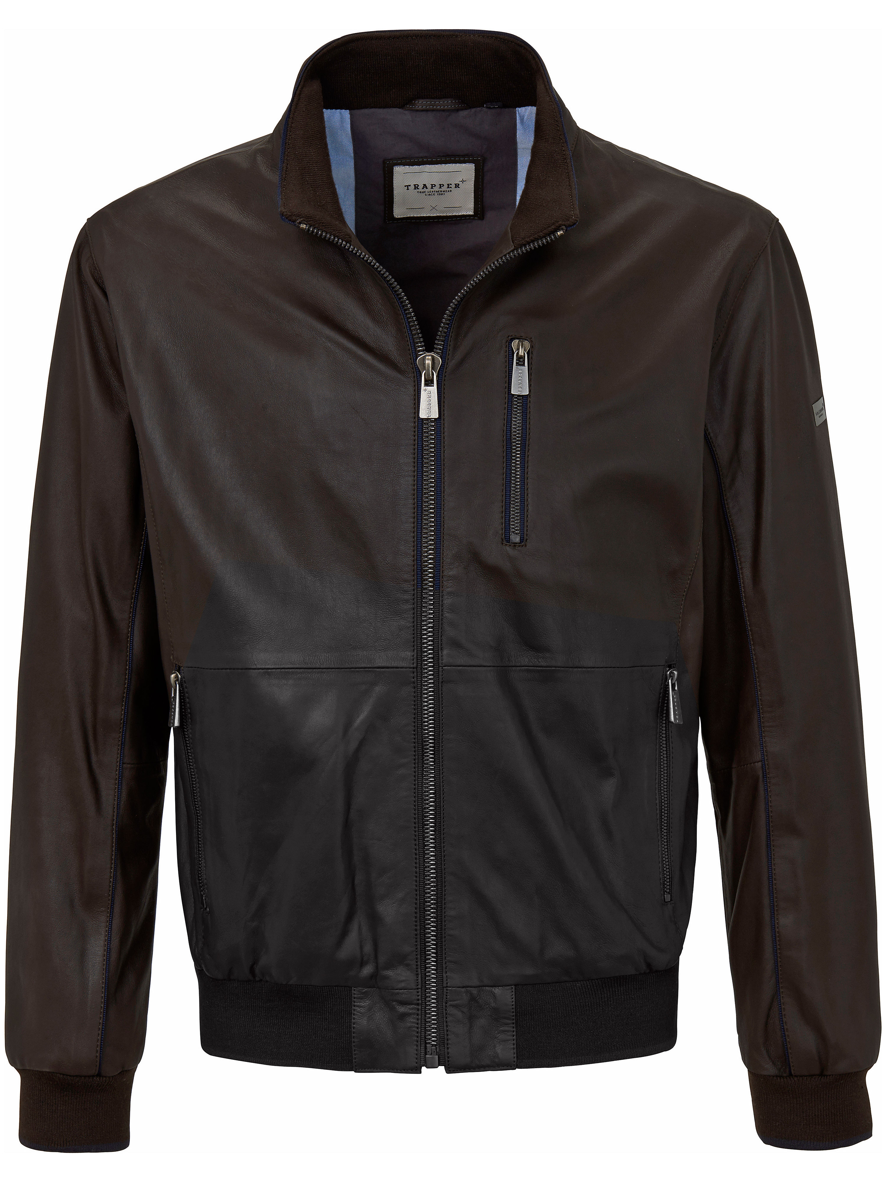 Leren Blouson Van Louis Sayn Bruin louis sayn kopen in de aanbieding