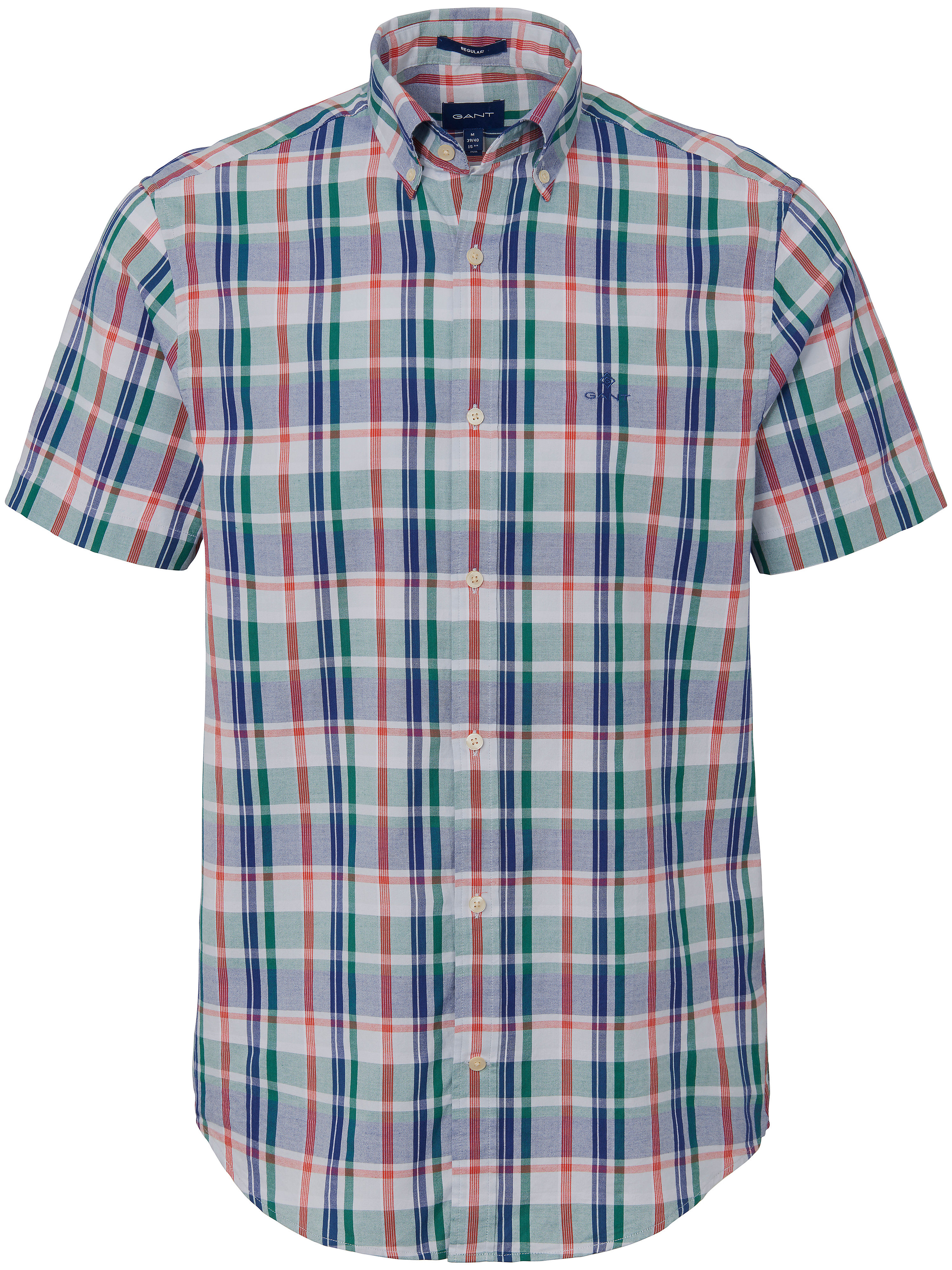 La chemise 100% coton GANT vert taille 43/44