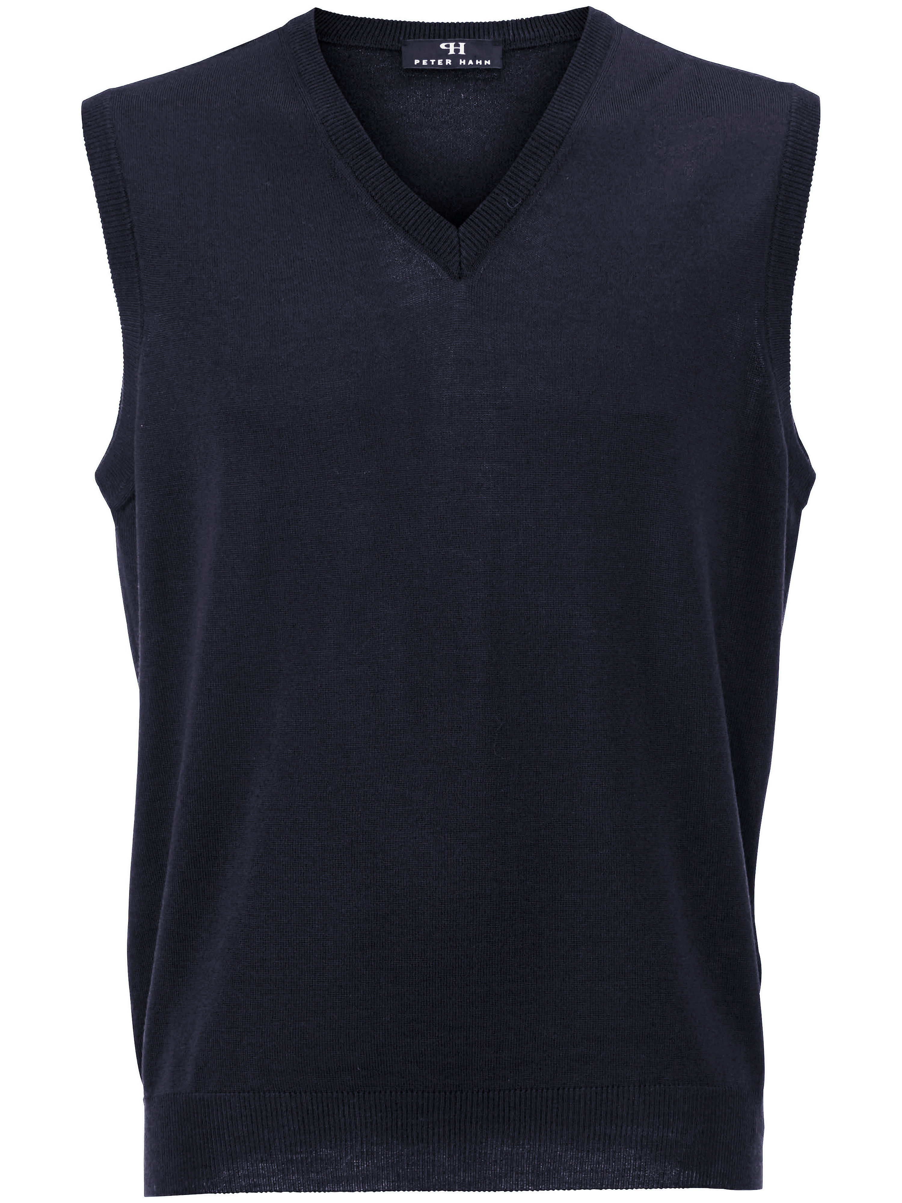 Slip Over Model Rolf Van 100 Scheerwol Peter Hahn Blauw peter hahn kopen in de aanbieding