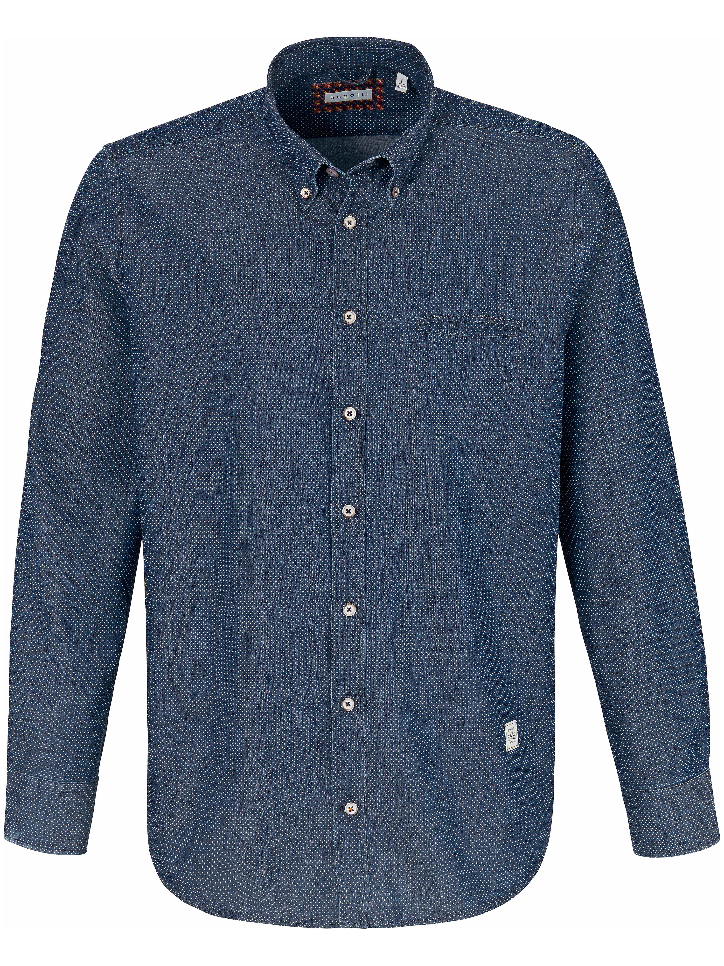 Regular Fit Overhemd Van Bugatti Blauw bugatti kopen in de aanbieding Regular Fit Overhemd Van Bugatti Blauw bugatti kopen in de aanbieding