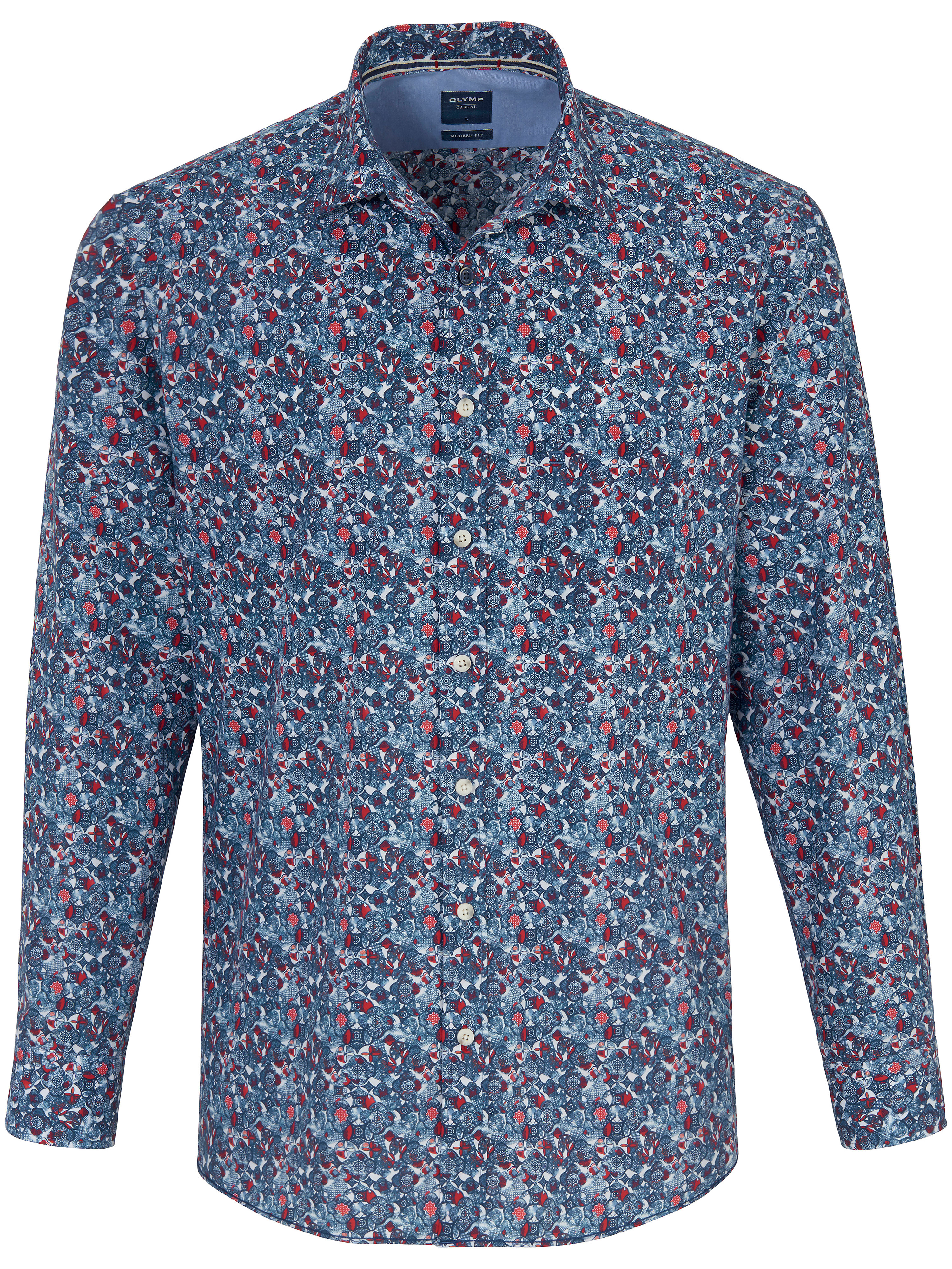 Modern Fit Overhemd Van Olymp Blauw olymp kopen in de aanbieding Modern Fit Overhemd Van Olymp Blauw olymp kopen in de aanbieding