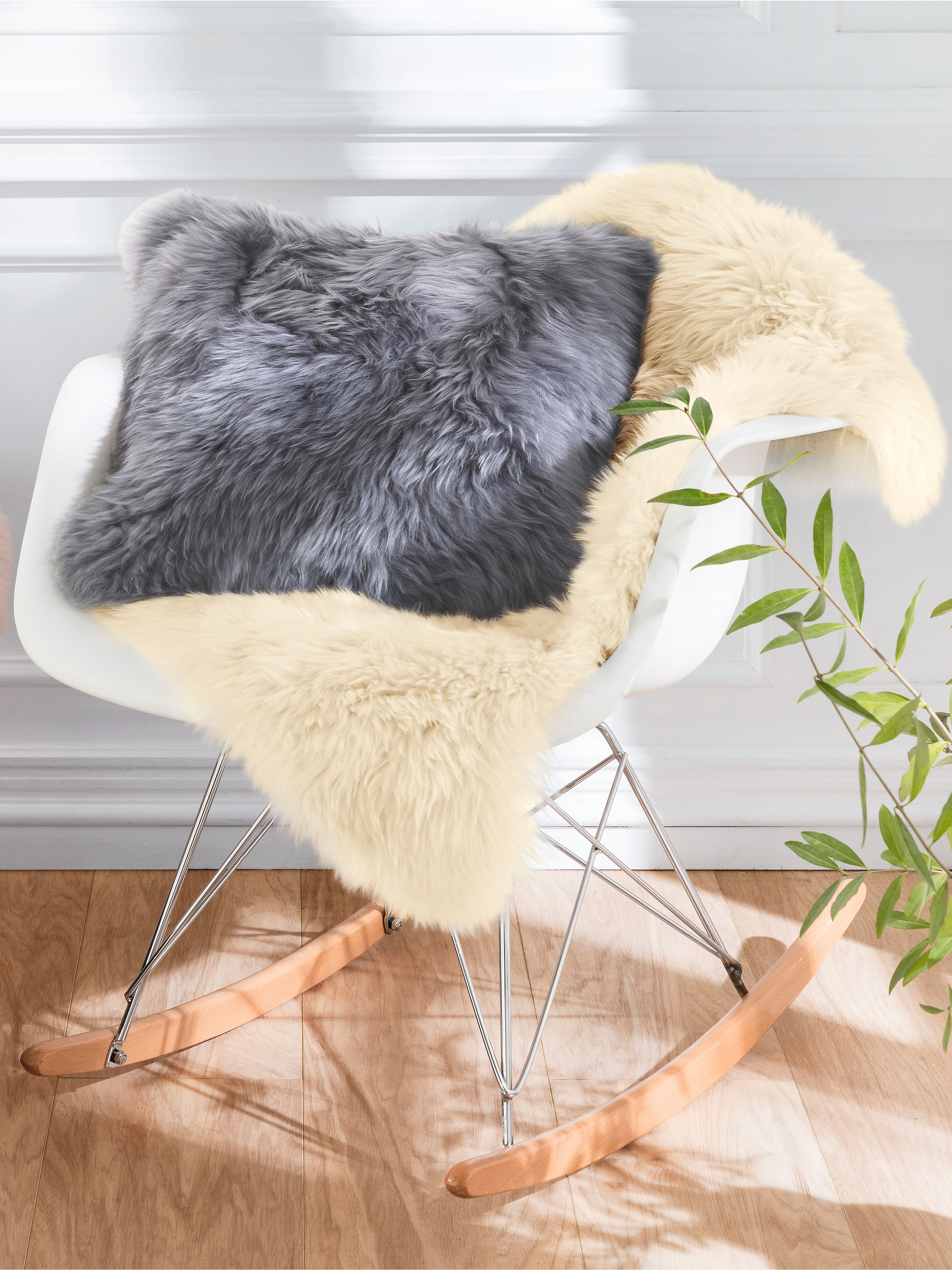 Lamsvacht Ca 60X85 Cm Van Luxor Living Wit luxor living kopen in de aanbieding