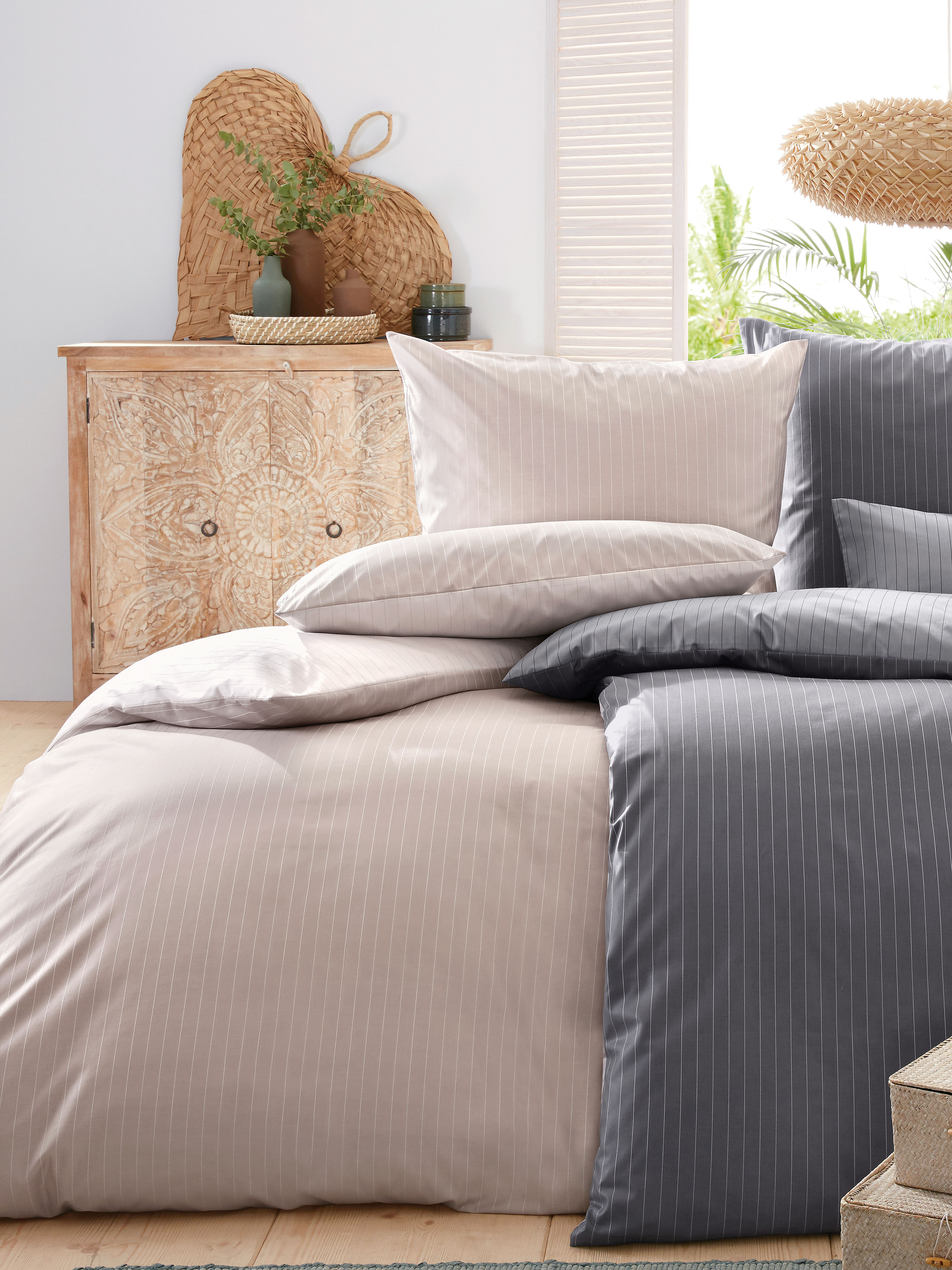 2 Delige Overtrekset Ca 135X200Cm Van Curt Bauer Beige curt bauer kopen in de aanbieding