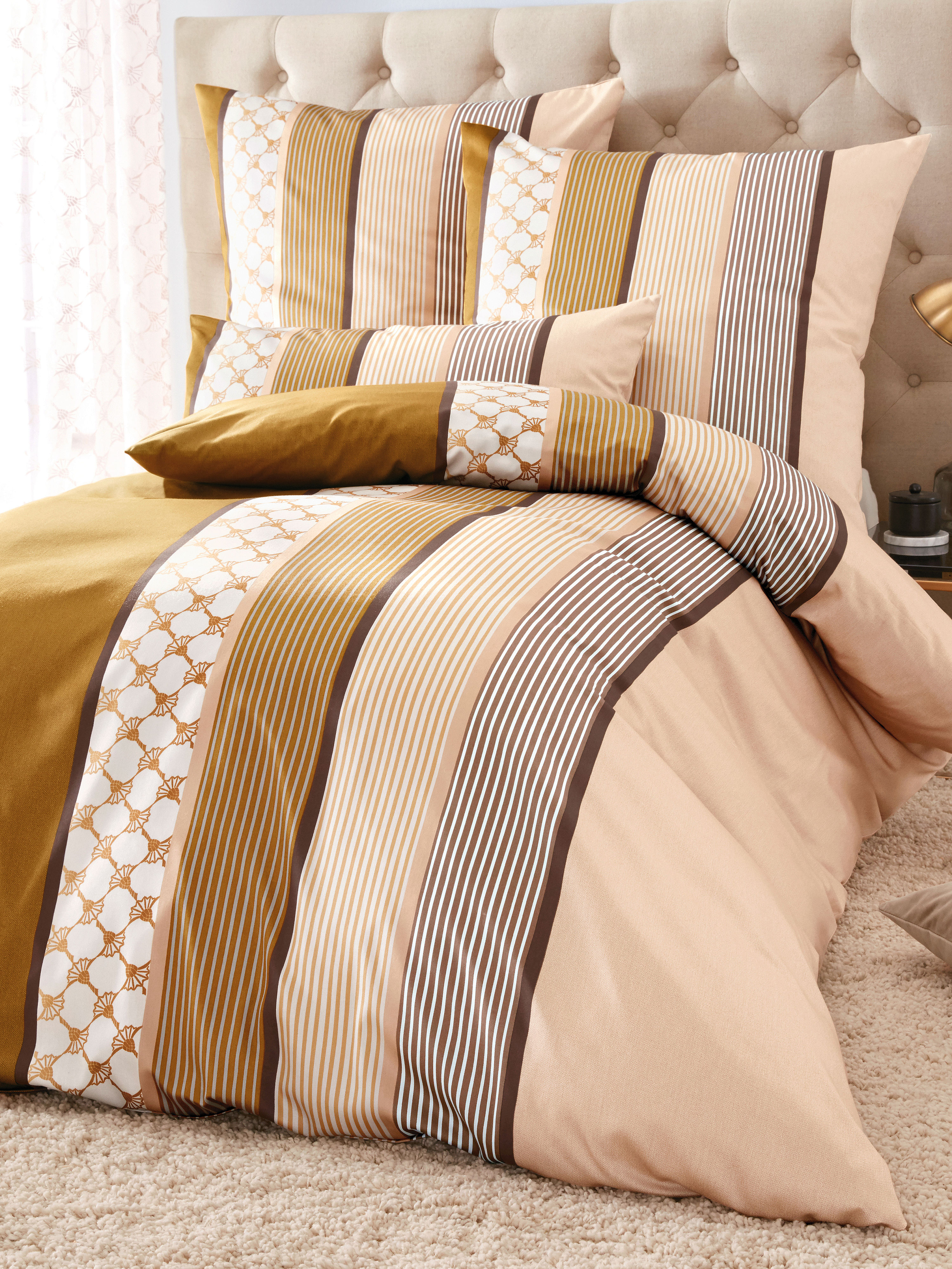 Dekbedovertrek Ca 135X200Cm Sloop Ca 80X80Cm Van Joop Beige joop kopen in de aanbieding