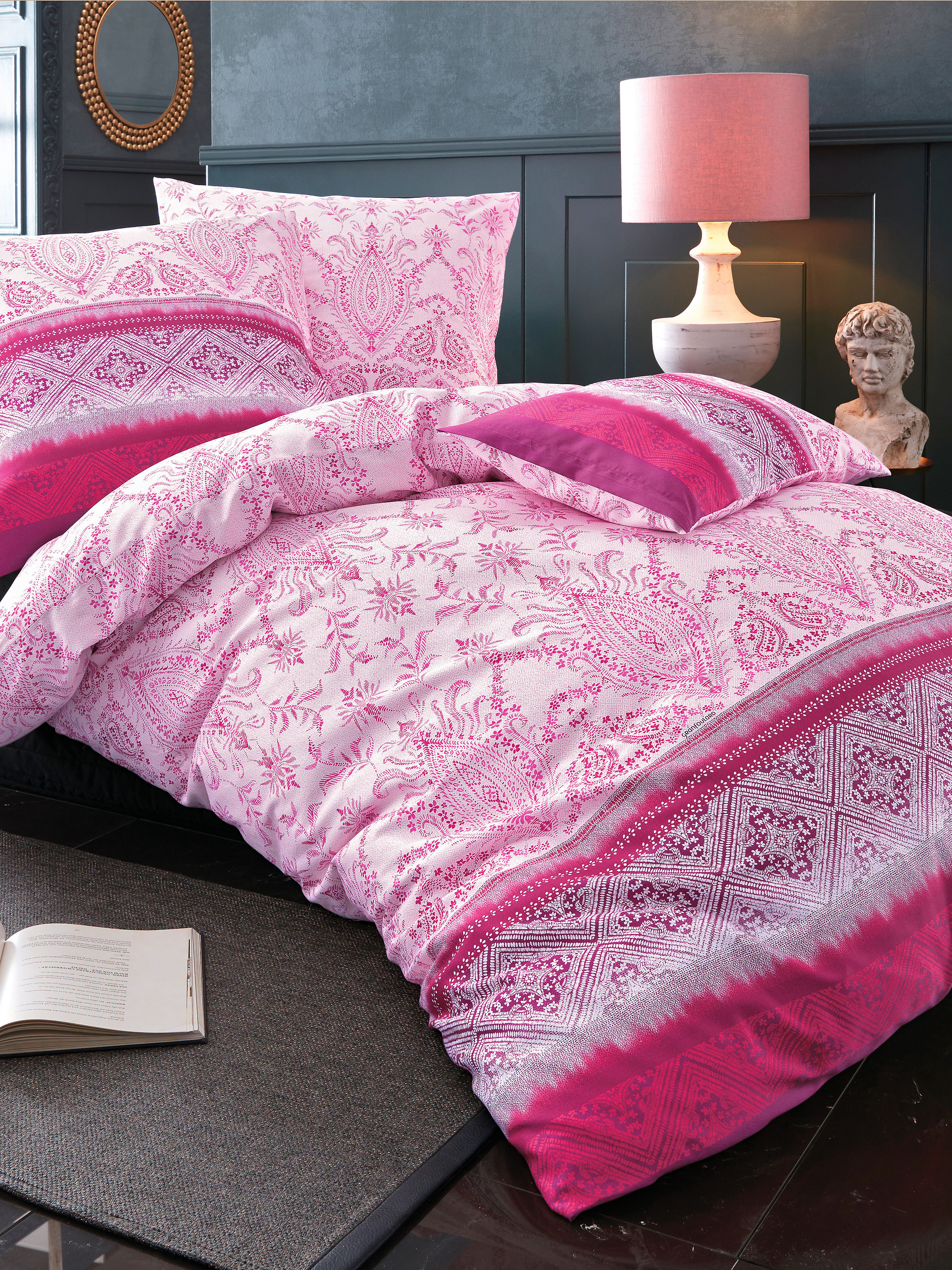 Dekbedovertrek Ca 155X220Cm Sloop Ca 80X80Cm Van Bassetti Roze bassetti kopen in de aanbieding