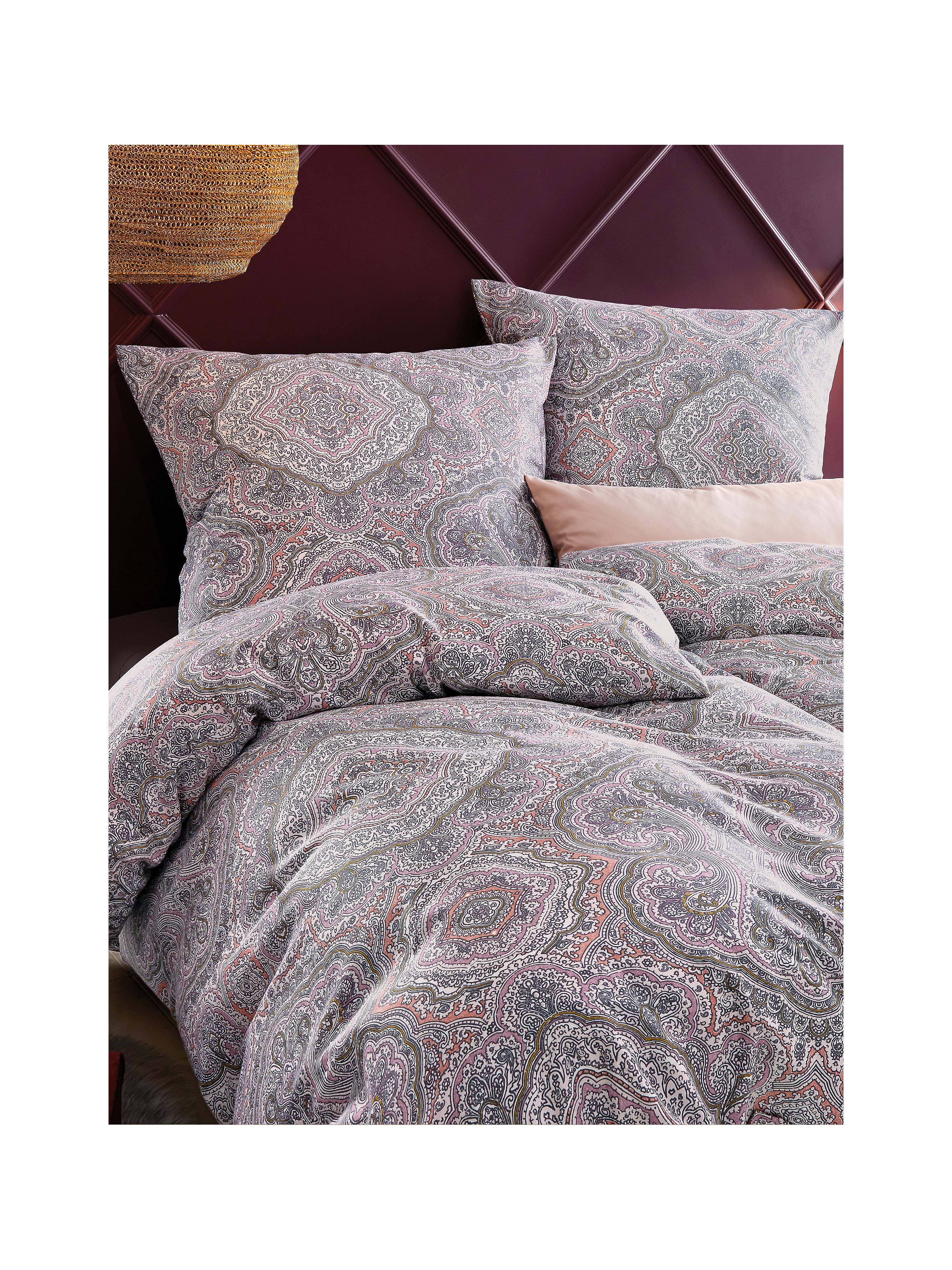 Dekbedovertrek Ca 155X220Cm Sloop Ca 80X80Cm Van Irisette Paars irisette kopen in de aanbieding