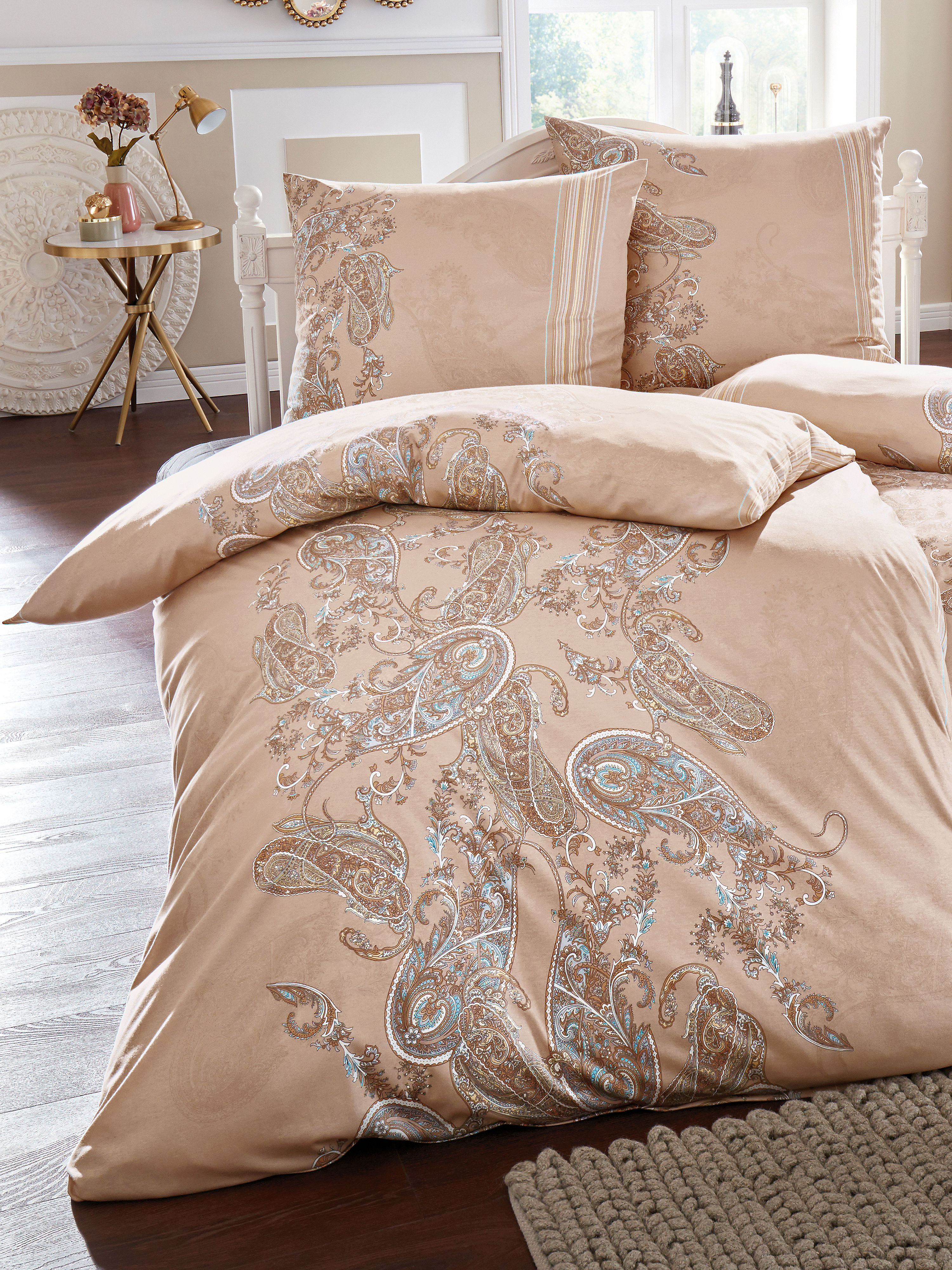 Dekbedovertrek Ca 155X220Cm Sloop Ca 80X80Cm Van Estella Beige estella kopen in de aanbieding Dekbedovertrek Ca 155X220Cm Sloop Ca 80X80Cm Van Estella Beige estella kopen in de aanbieding