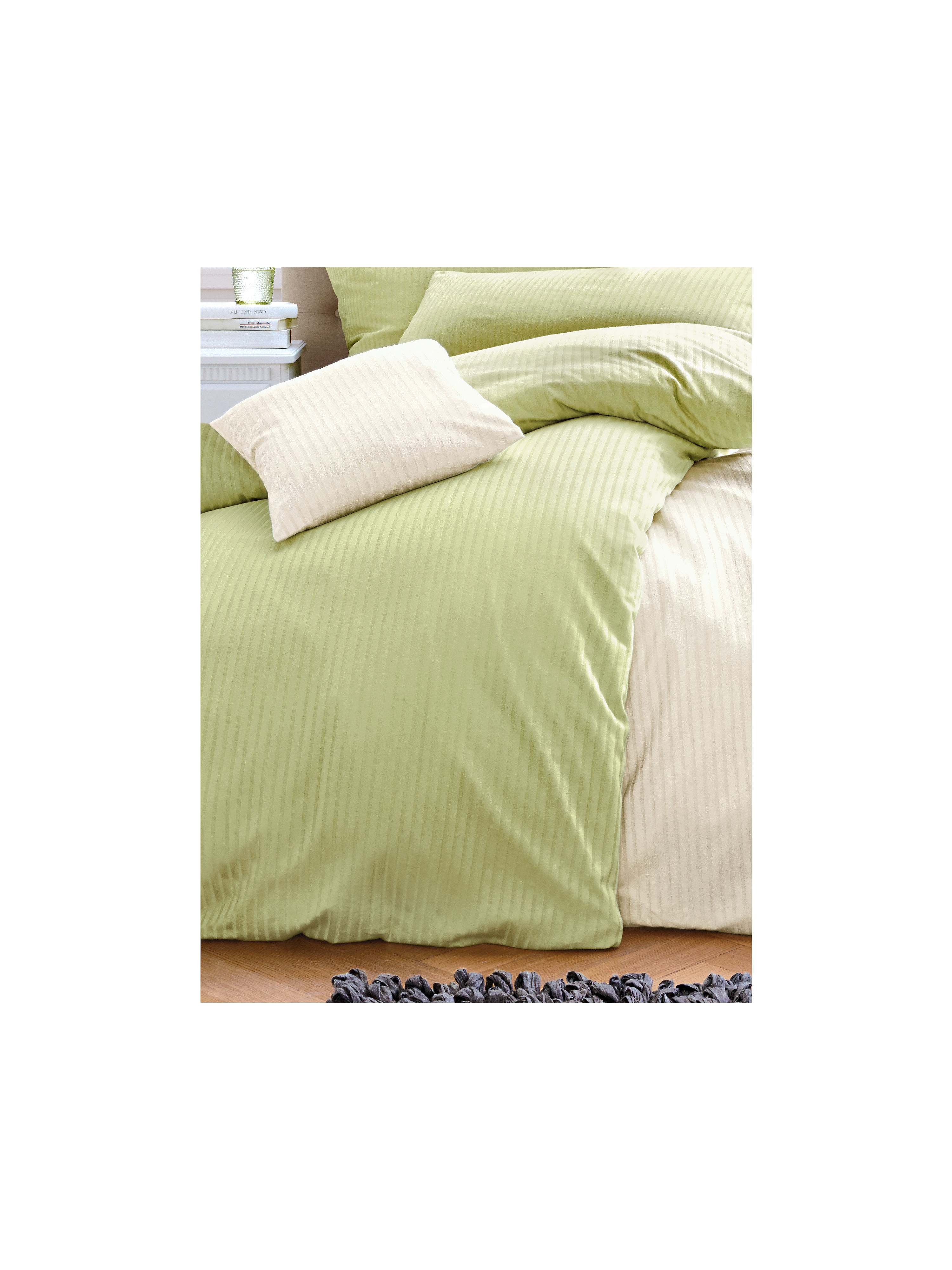 Overtrekset Ca 135X200Cm Van Irisette Groen irisette kopen in de aanbieding