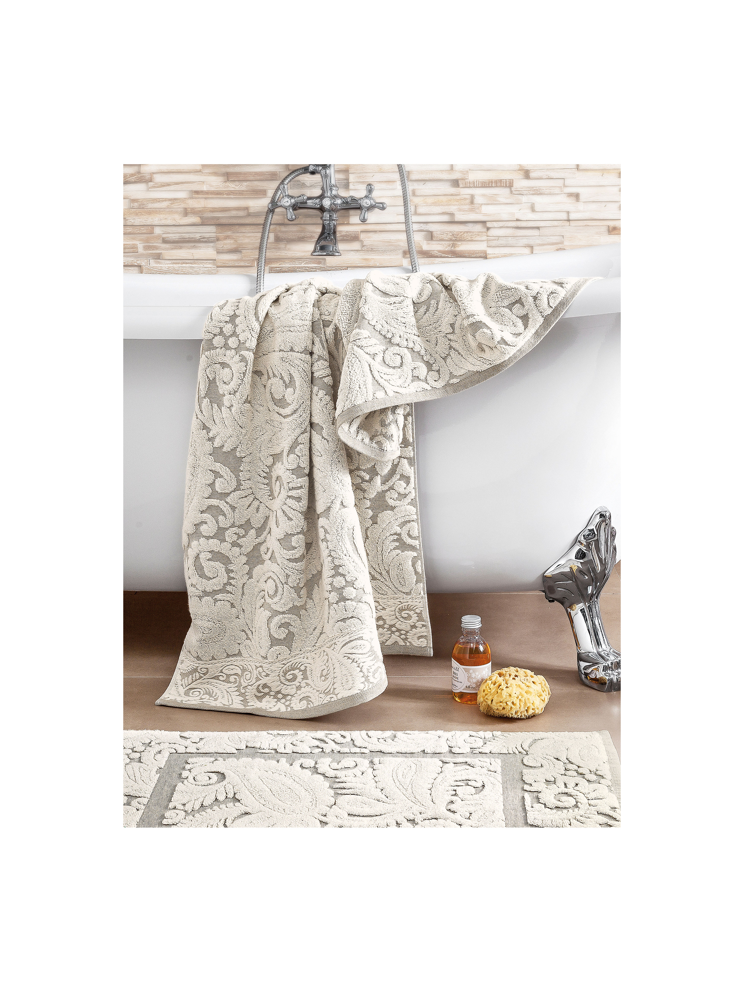 Douchelaken Ca 70X140Cm Van Devilla Beige devilla kopen in de aanbieding