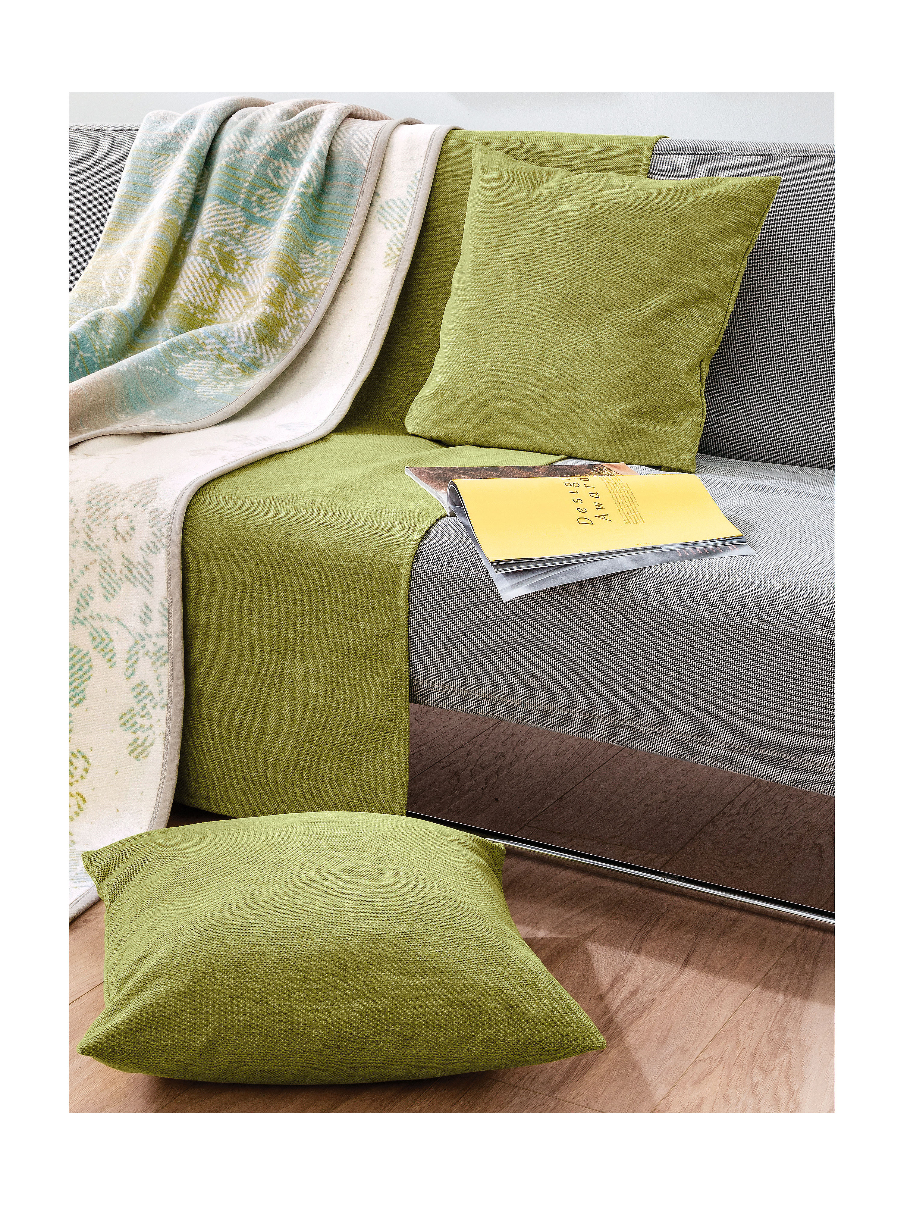 Fauteuilbeschermer Ca 40X200Cm Van Peter Hahn Groen peter hahn kopen in de aanbieding