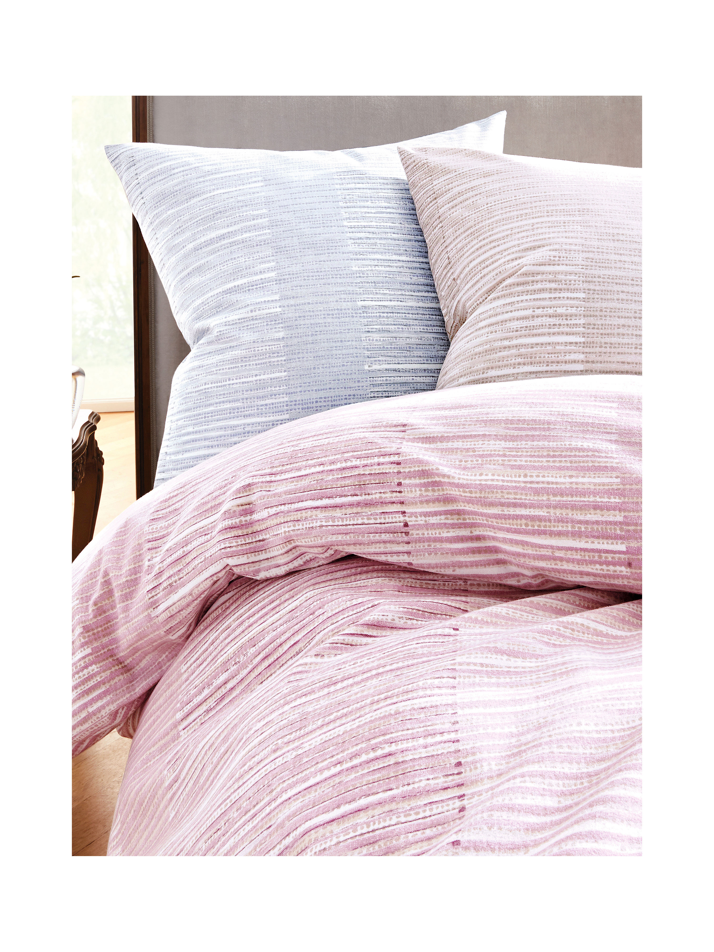 2 Delige Overtrekset Ca 155X220Cm Van Janine Beige janine kopen in de aanbieding