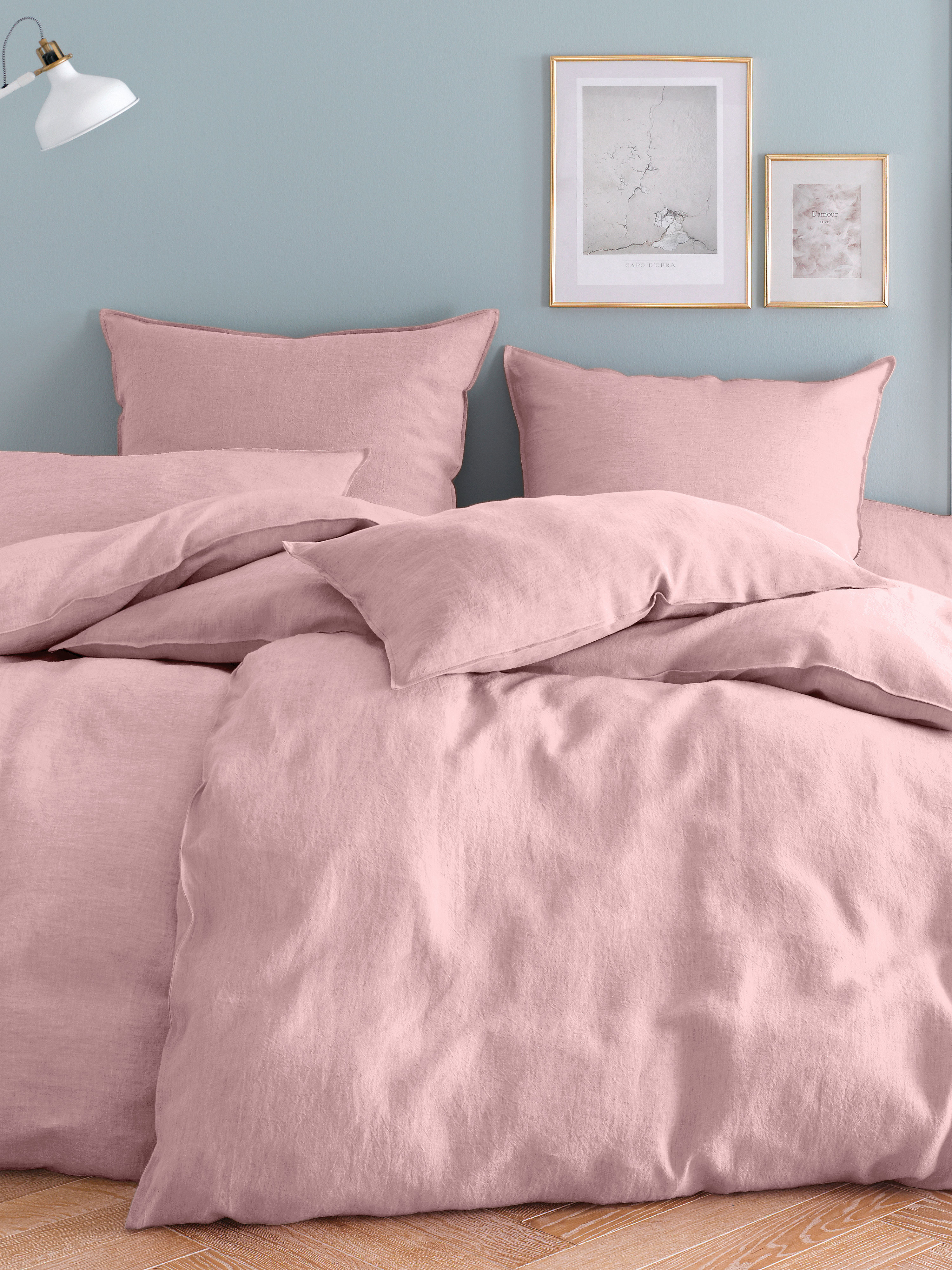 Dekbedovertrek Ca 135X200Cm Van Proflax Lichtroze proflax kopen in de aanbieding