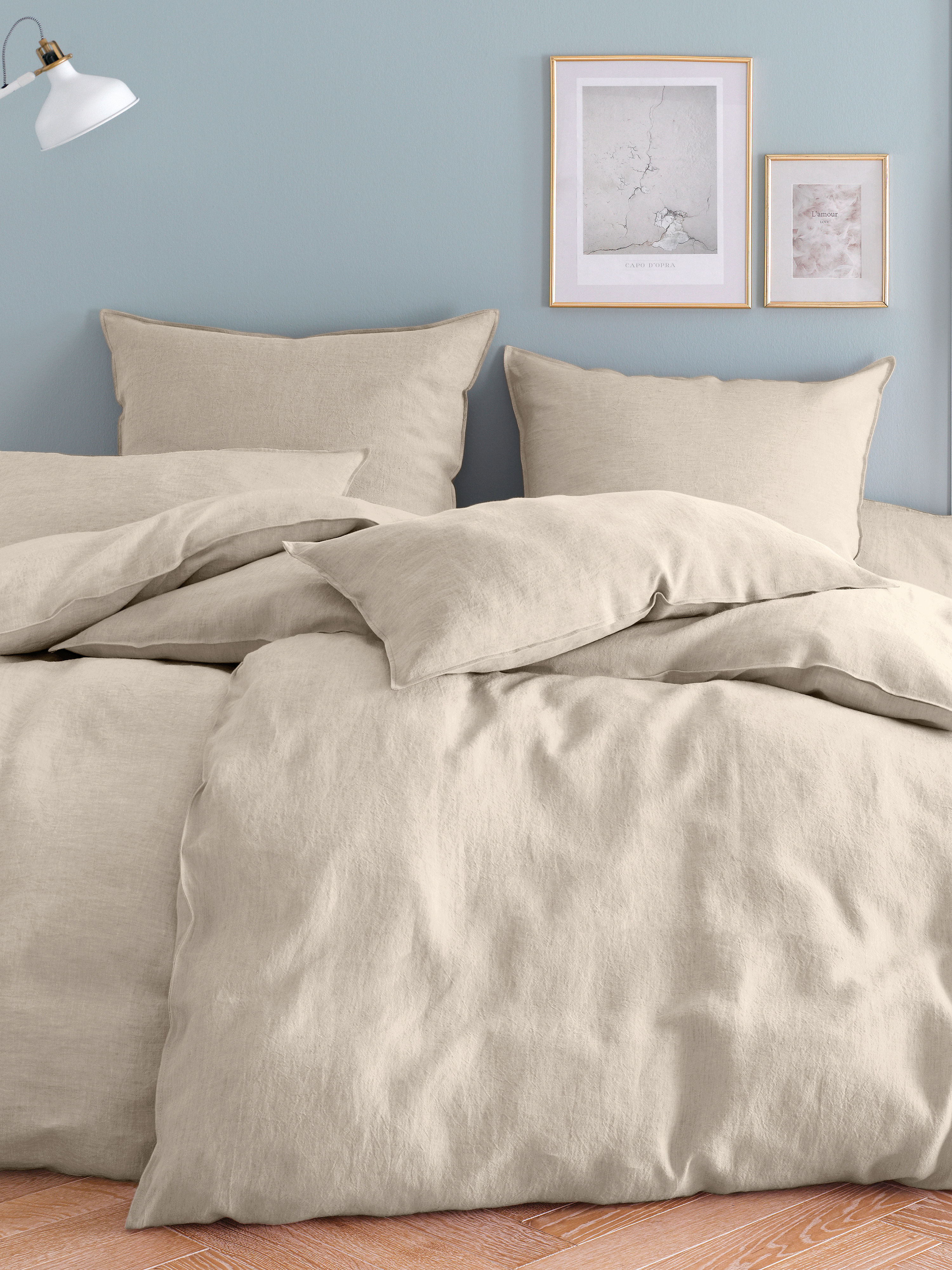 Dekbedovertrek Ca 135X200Cm Van Proflax Beige proflax kopen in de aanbieding