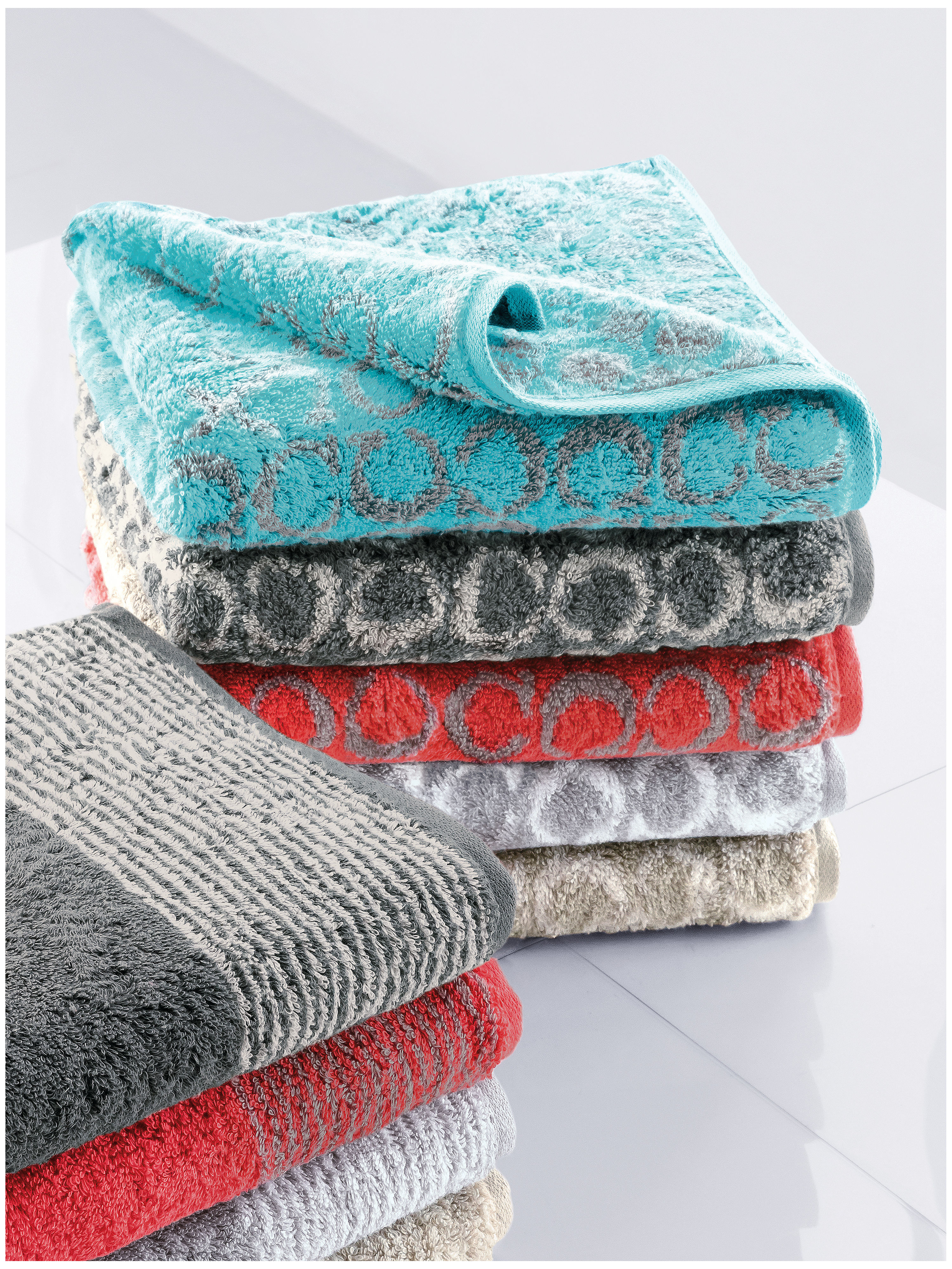 Douchelaken Ca 80X150Cm Van Cawo Grijs cawo kopen in de aanbieding