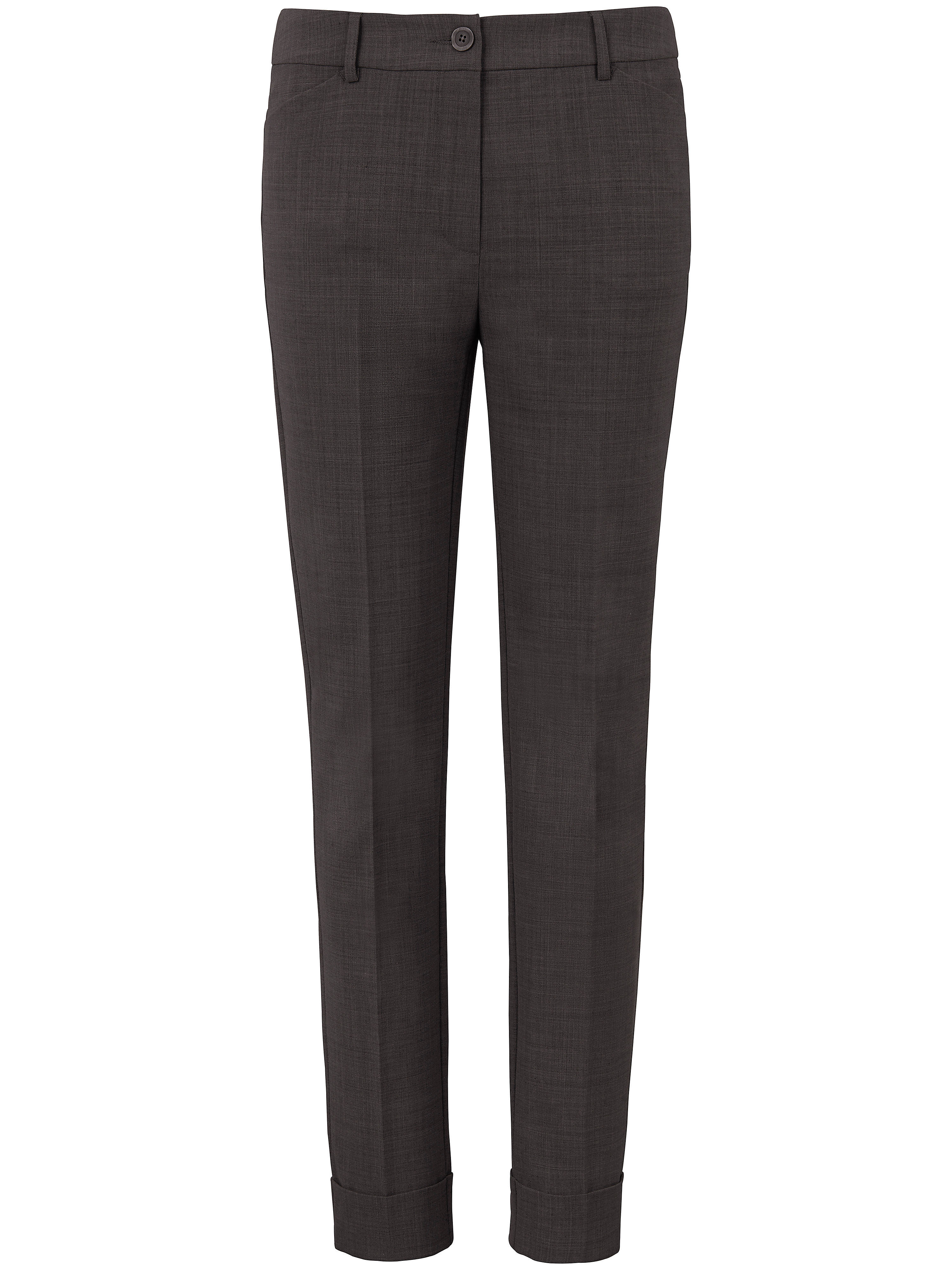 Le pantalon longueur chevilles coupe Barbara Peter Hahn marron taille 22