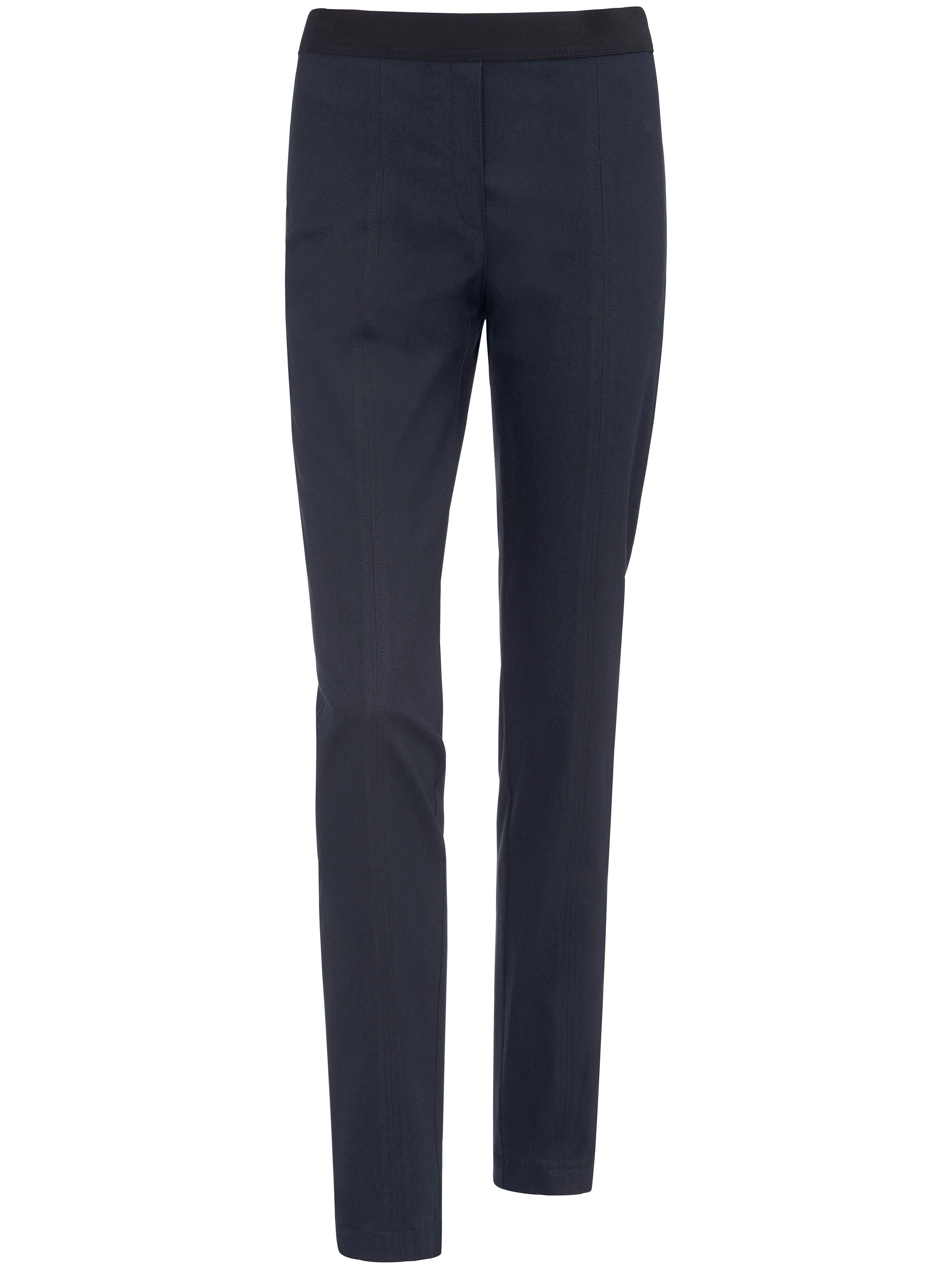 Le pantalon taille élastiquée, coupe Barbara Peter Hahn bleu taille 20