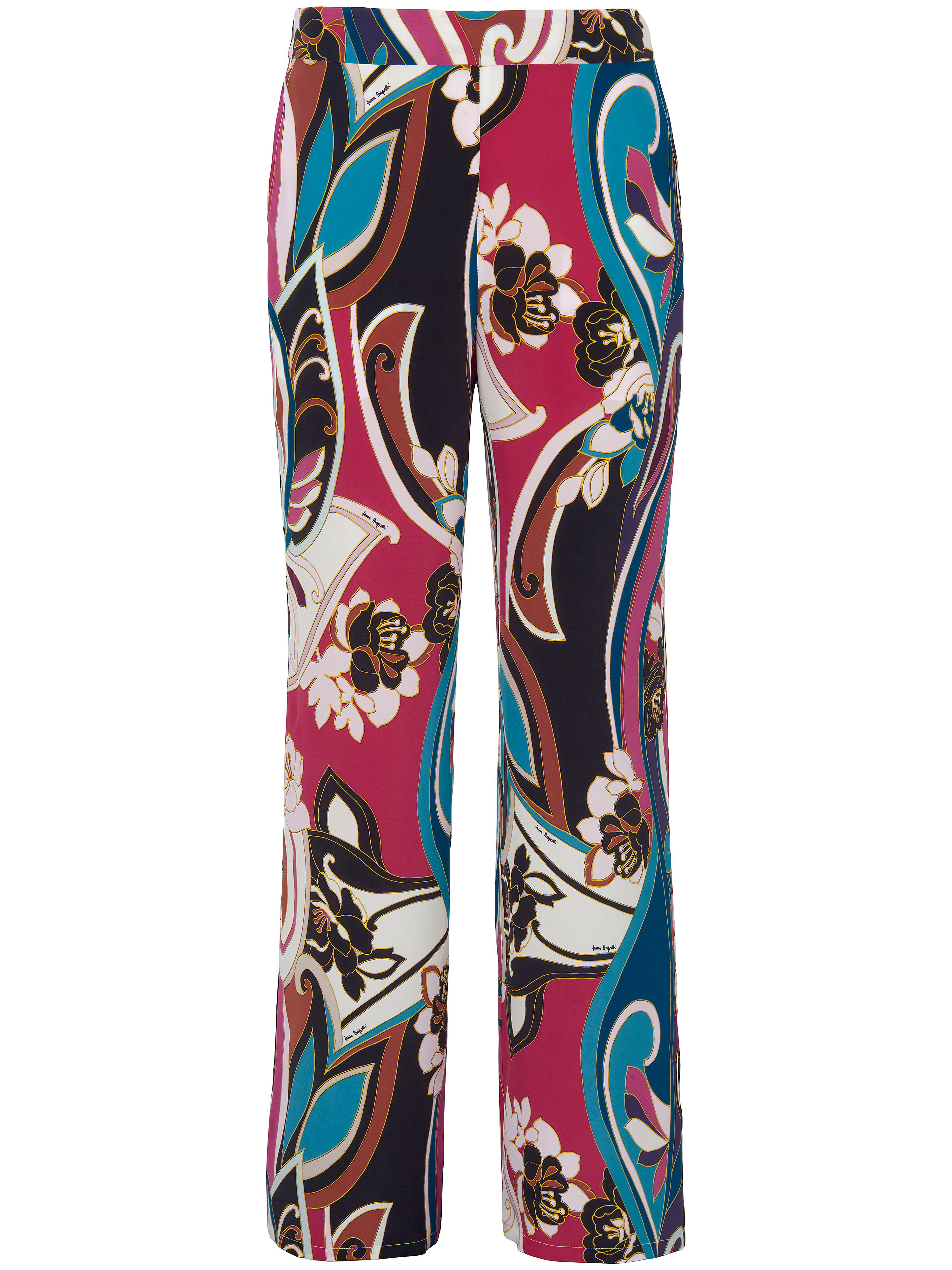 Le pantalon 100% soie Laura Biagiotti Donna multicolore taille 40